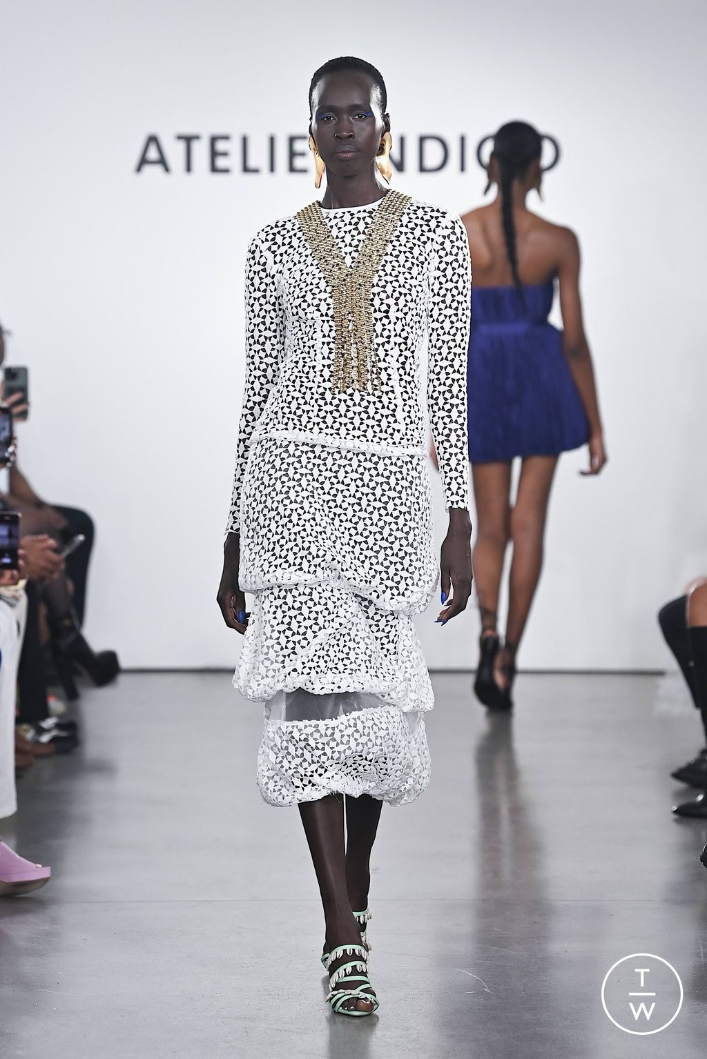 Fashion Week New York Spring/Summer 2024 look 5 from the Atelier Ndigo collection womenswear