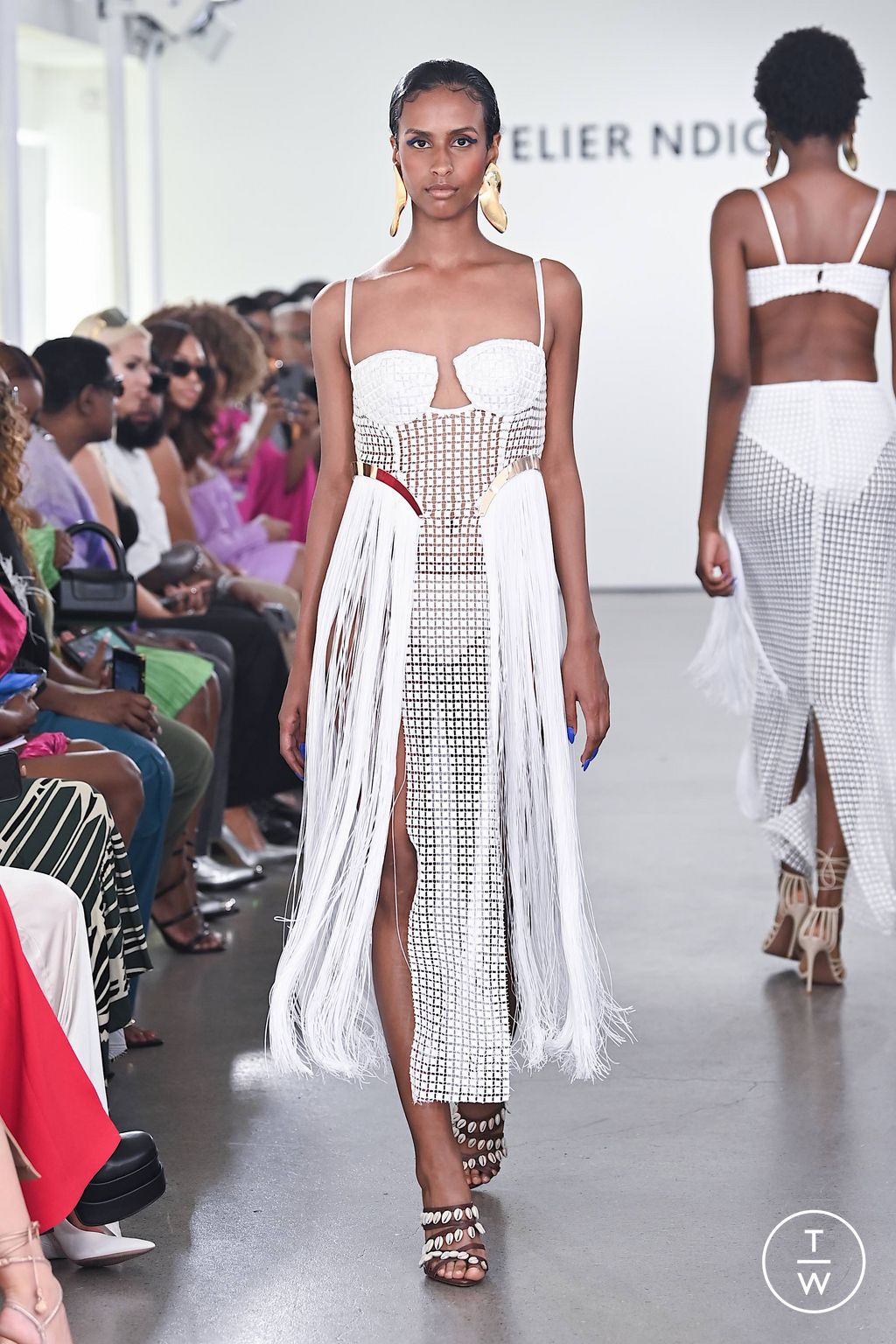 Fashion Week New York Spring/Summer 2024 look 7 de la collection Atelier Ndigo womenswear