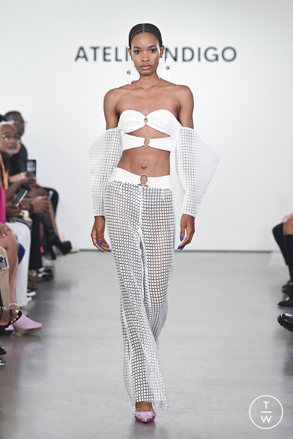Fashion Week New York Spring/Summer 2024 look 8 from the Atelier Ndigo collection womenswear