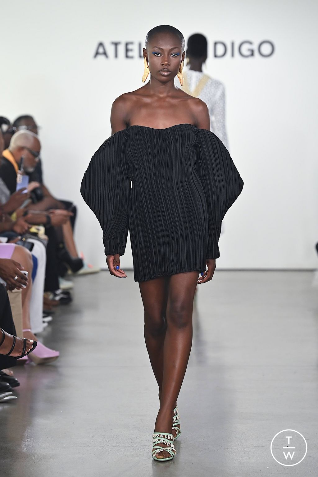 Fashion Week New York Spring/Summer 2024 look 9 de la collection Atelier Ndigo womenswear