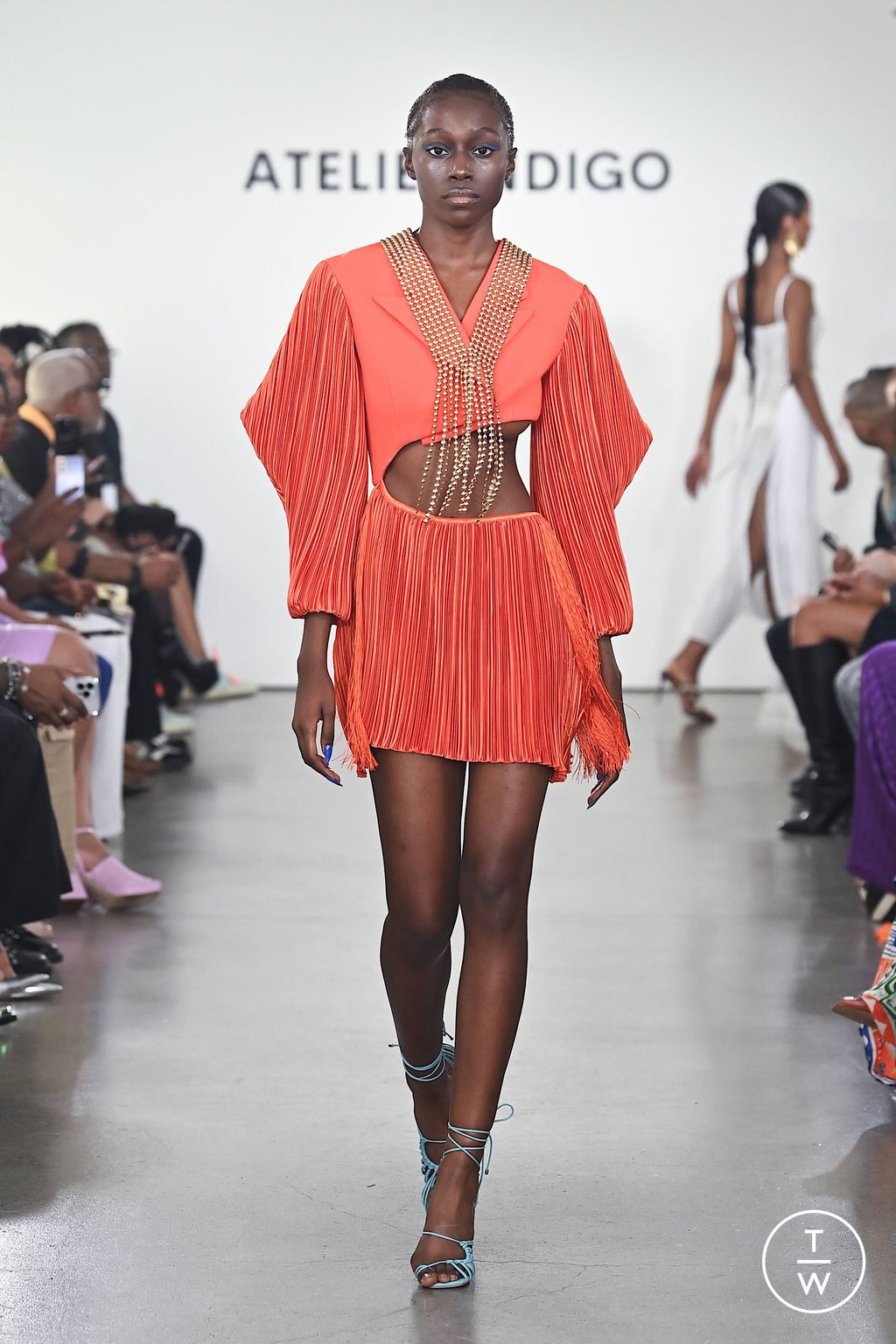 Fashion Week New York Spring/Summer 2024 look 10 from the Atelier Ndigo collection 女装