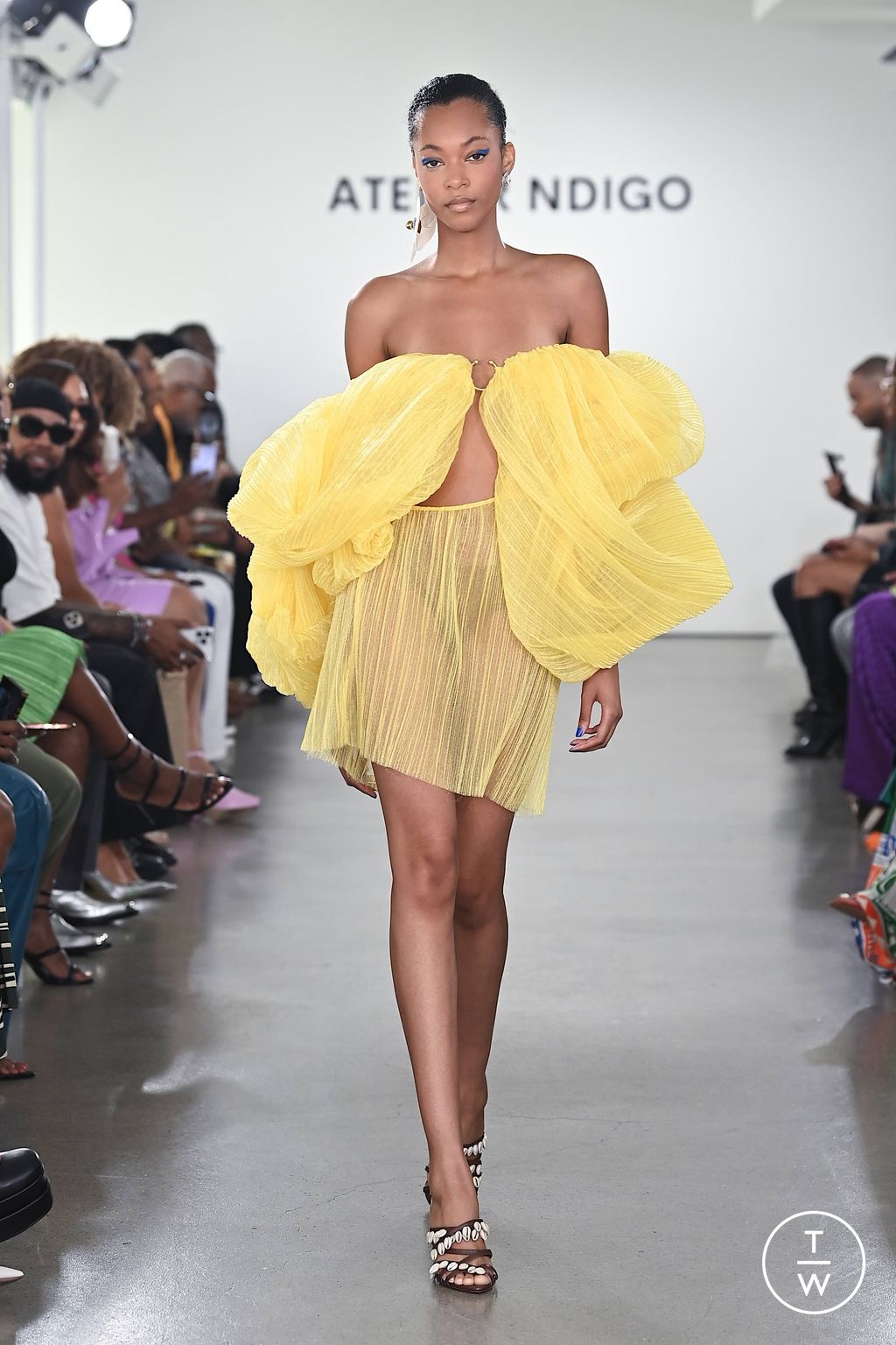 Fashion Week New York Spring/Summer 2024 look 11 de la collection Atelier Ndigo womenswear