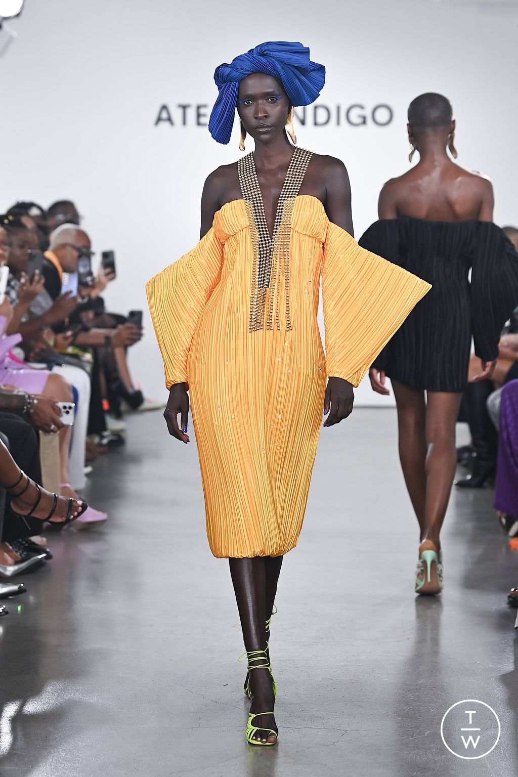 Fashion Week New York Spring/Summer 2024 look 12 from the Atelier Ndigo collection womenswear