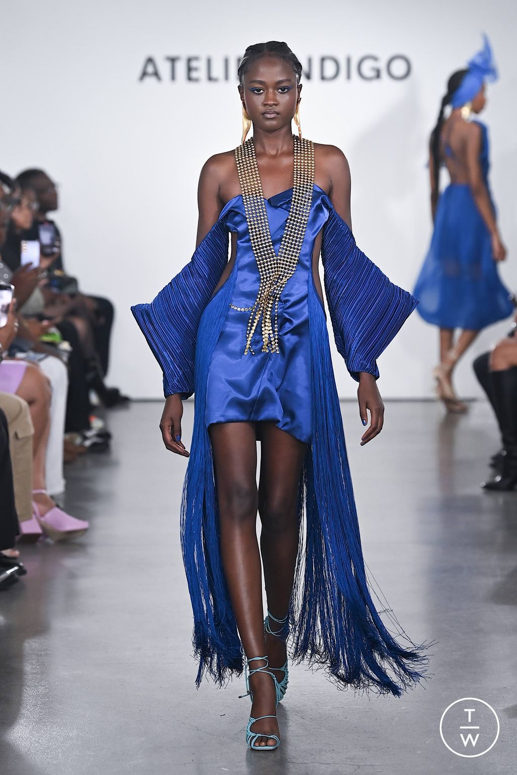 Fashion Week New York Spring/Summer 2024 look 16 from the Atelier Ndigo collection womenswear
