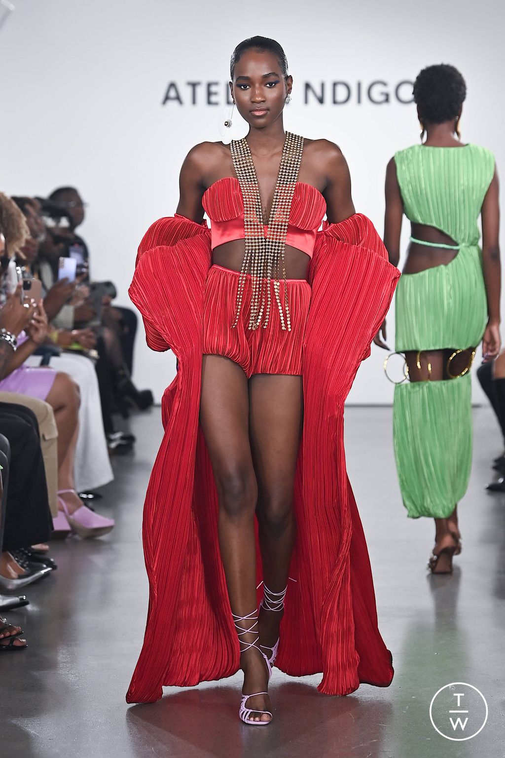 Fashion Week New York Spring/Summer 2024 look 17 de la collection Atelier Ndigo womenswear