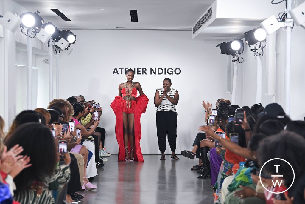 Fashion Week New York Spring/Summer 2024 look 19 de la collection Atelier Ndigo womenswear