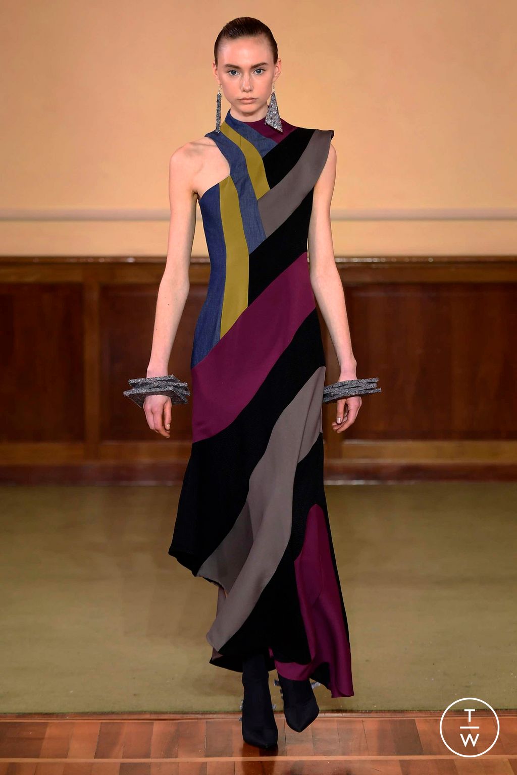 Fashion Week Milan Fall/Winter 2023 look 4 from the Atsushi Nakashima collection womenswear