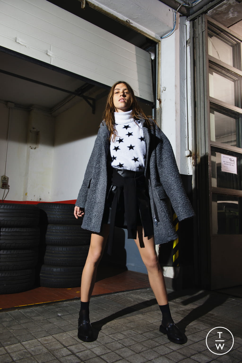 Fashion Week Milan Pre-Fall 2019 look 5 from the Au Jour Le Jour collection womenswear