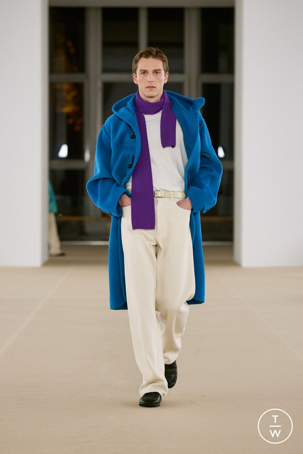 Fashion Week Paris Fall/Winter 2026 look 28 de la collection AURALEE menswear