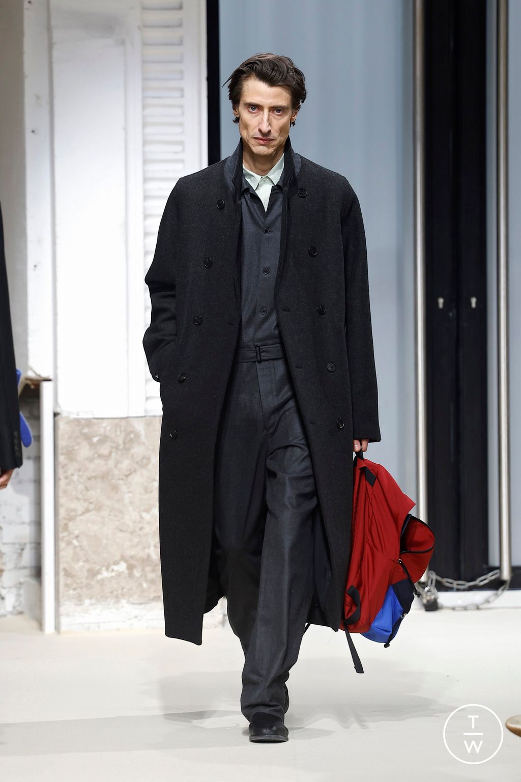 Fashion Week Paris Fall/Winter 2025 look 7 de la collection AURALEE menswear