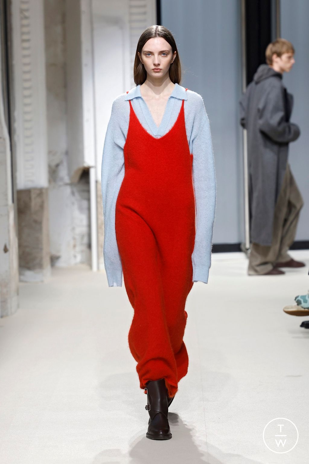 Fashion Week Paris Fall/Winter 2025 look 12 de la collection AURALEE menswear