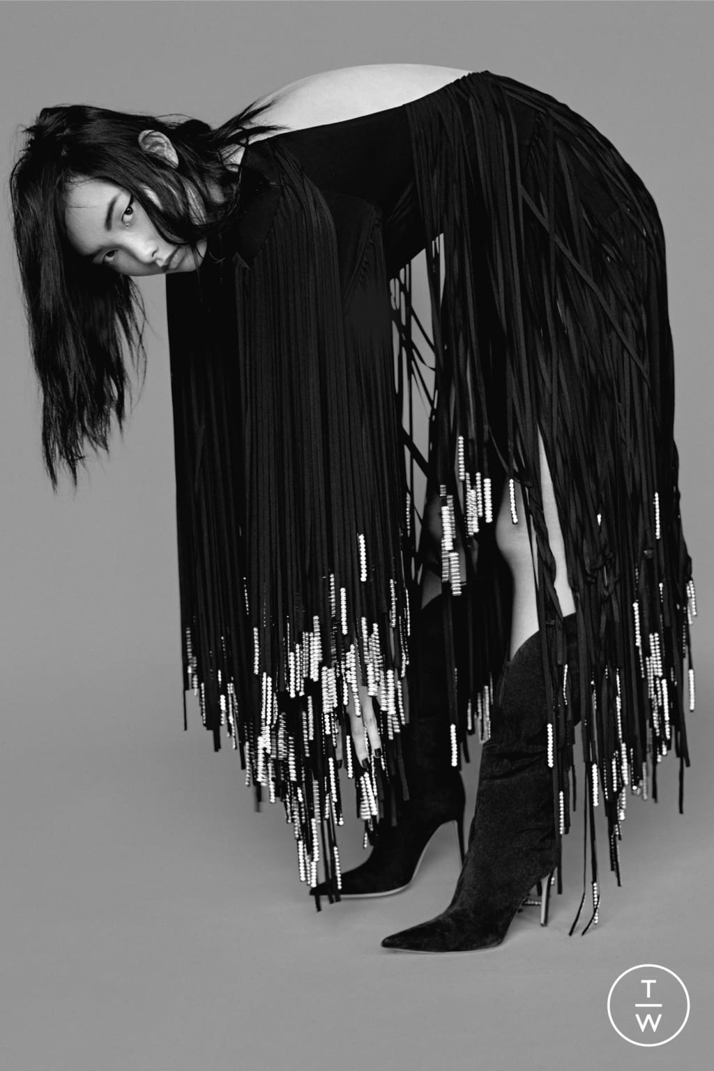 Fashion Week Paris Fall/Winter 2021 look 18 from the Alexandre Vauthier collection couture