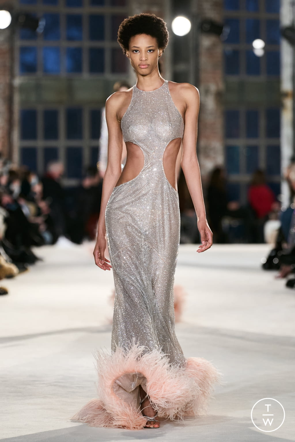 Fashion Week Paris Spring/Summer 2022 look 14 from the Alexandre Vauthier collection couture
