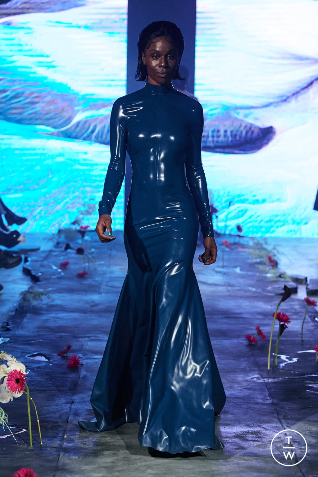 Fashion Week Paris Fall/Winter 2022 look 26 from the AVELLANO collection 女装