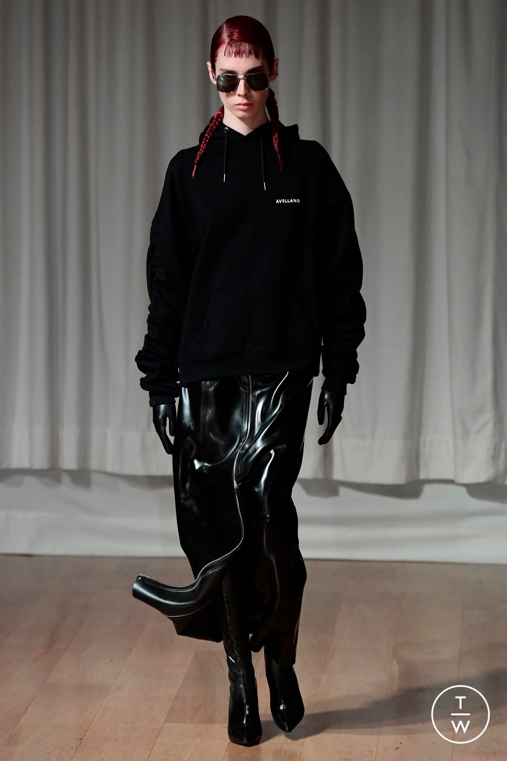 Fashion Week Paris Fall/Winter 2023 look 12 from the AVELLANO collection 女装