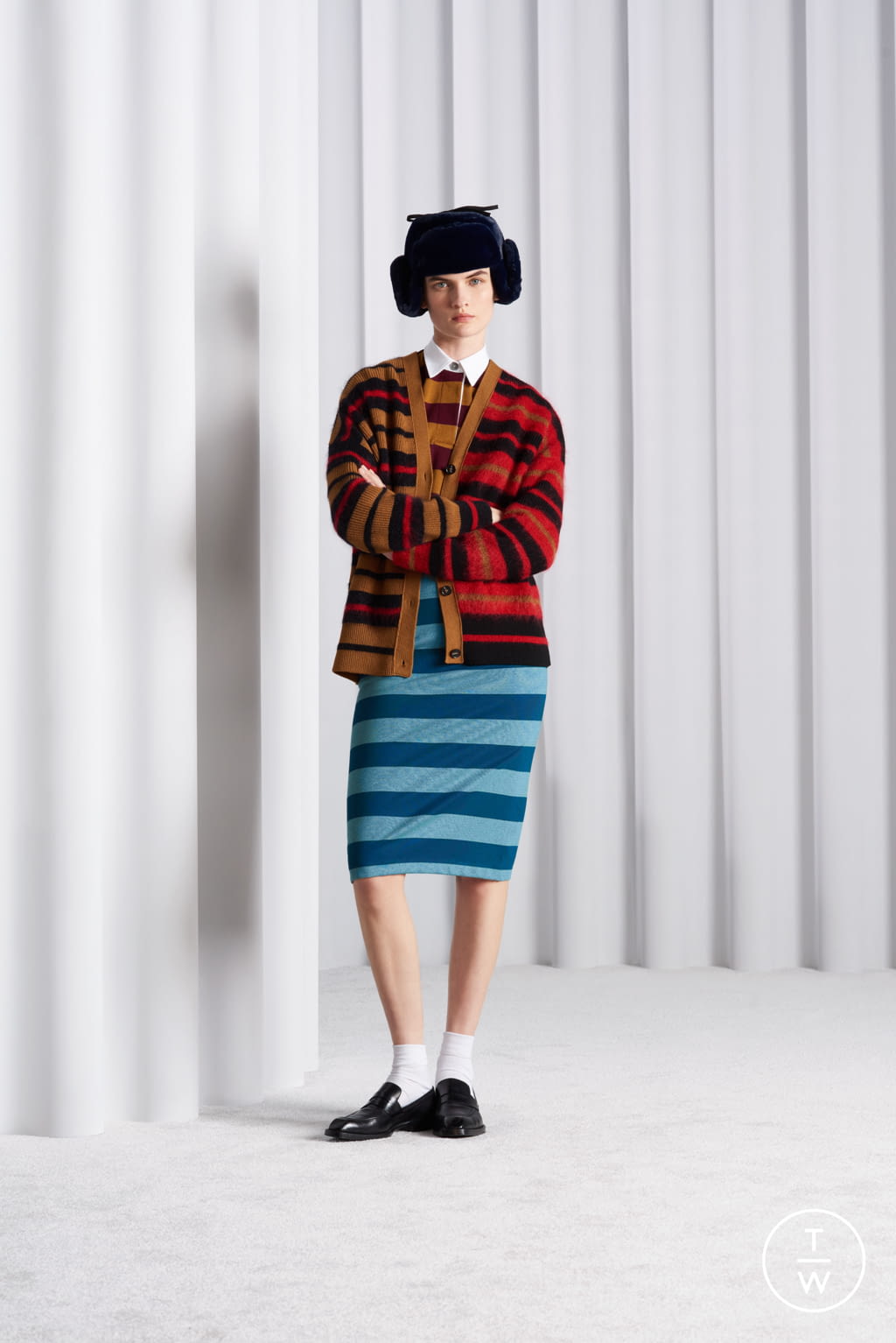 Fashion Week Paris Fall/Winter 2021 look 10 from the Paul Smith collection womenswear