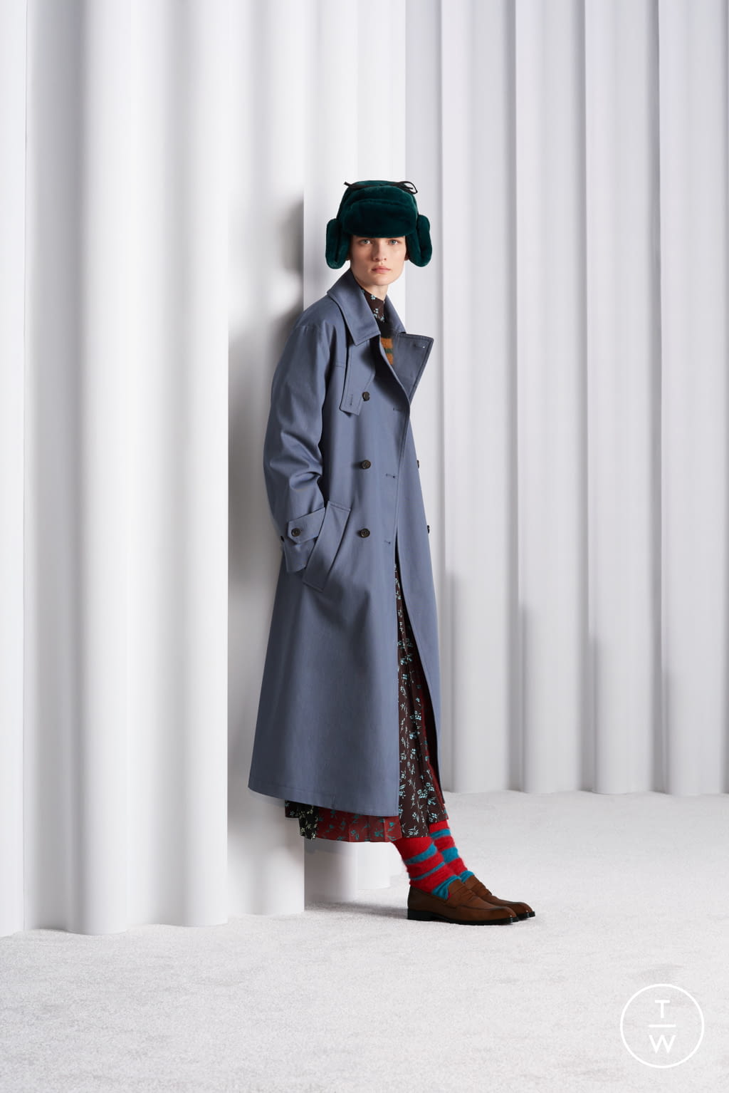 Fashion Week Paris Fall/Winter 2021 look 12 from the Paul Smith collection 女装