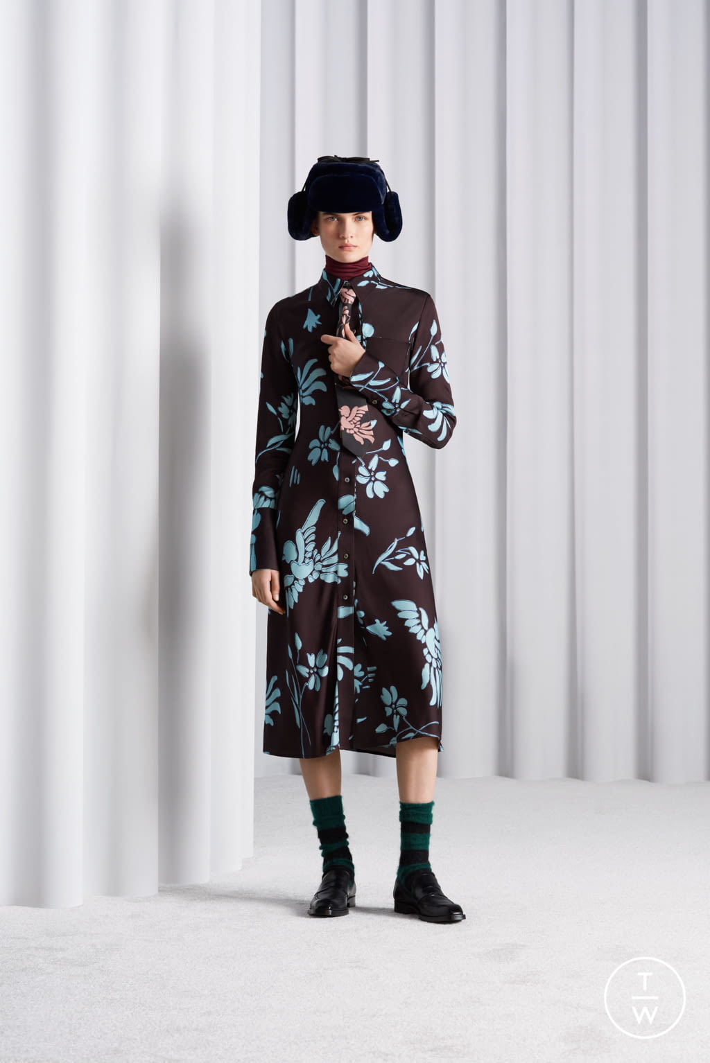 Fashion Week Paris Fall/Winter 2021 look 15 from the Paul Smith collection 女装