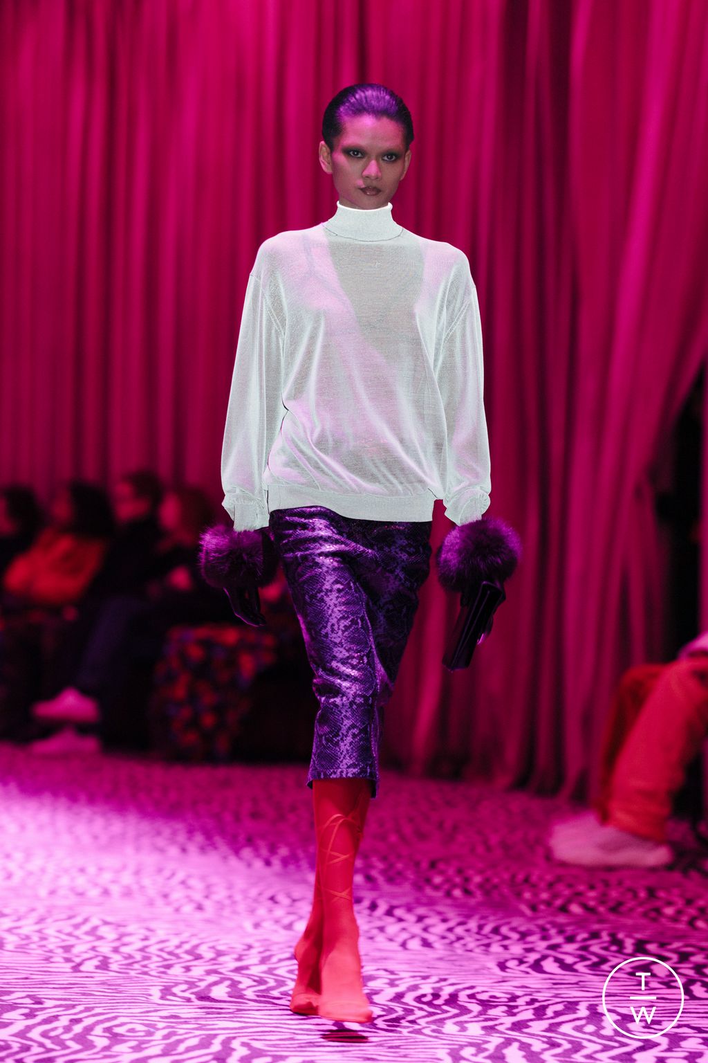 Fashion Week New York Fall/Winter 2023 look 10 from the Alexander Wang collection 女装