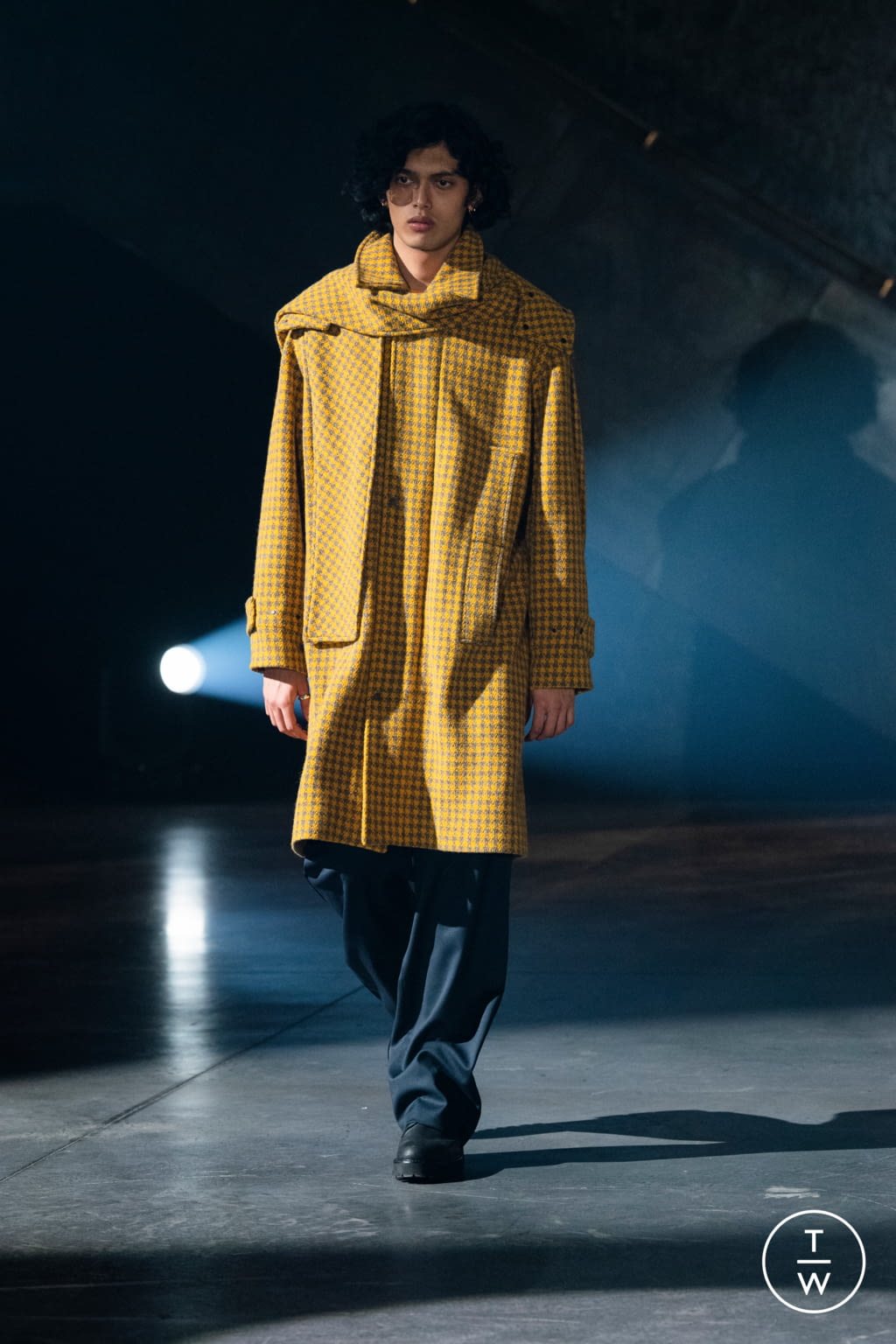 Fashion Week London Fall/Winter 2021 look 20 from the Qasimi collection 男装