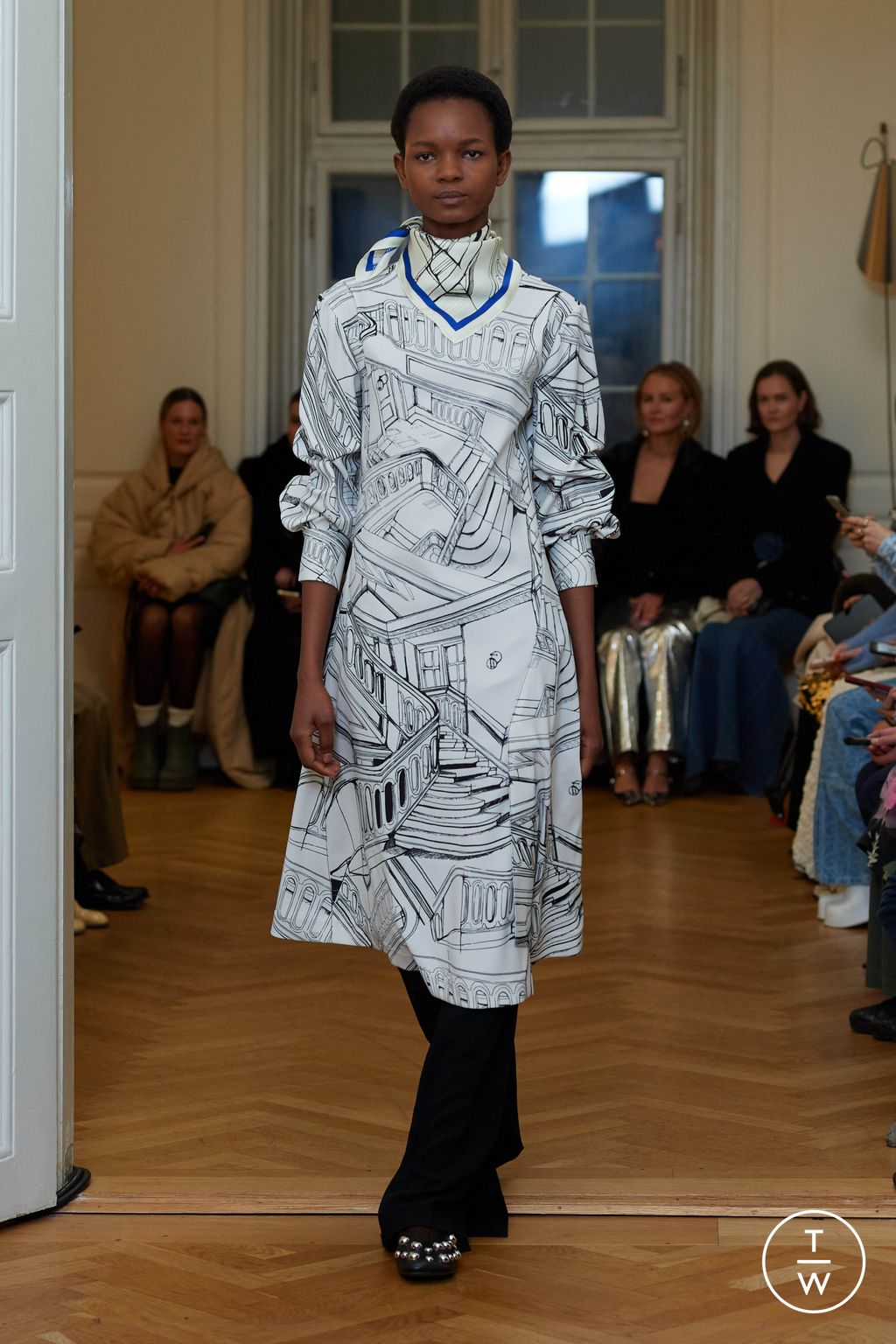 Fashion Week Copenhagen Fall/Winter 2024 look 3 de la collection STINE GOYA womenswear