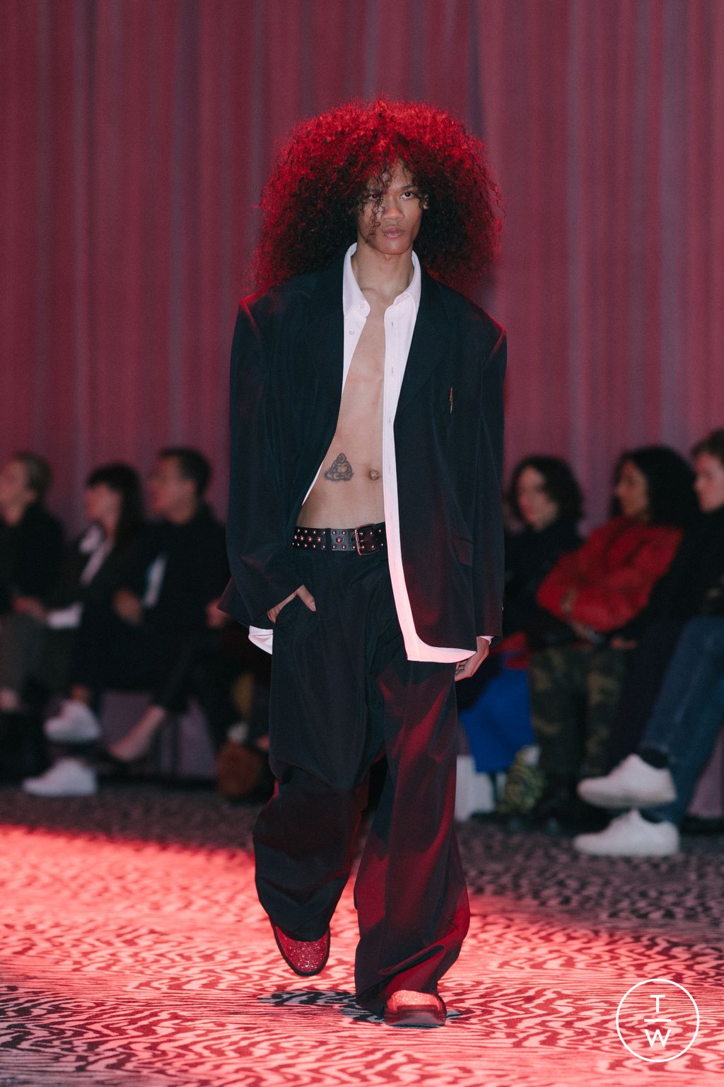 Fashion Week New York Fall/Winter 2023 look 47 from the Alexander Wang collection 女装