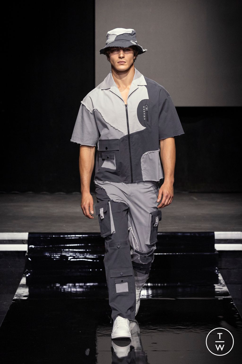 Fashion Week Paris Spring-Summer 2025 look 11 from the Saudi 100 collection menswear