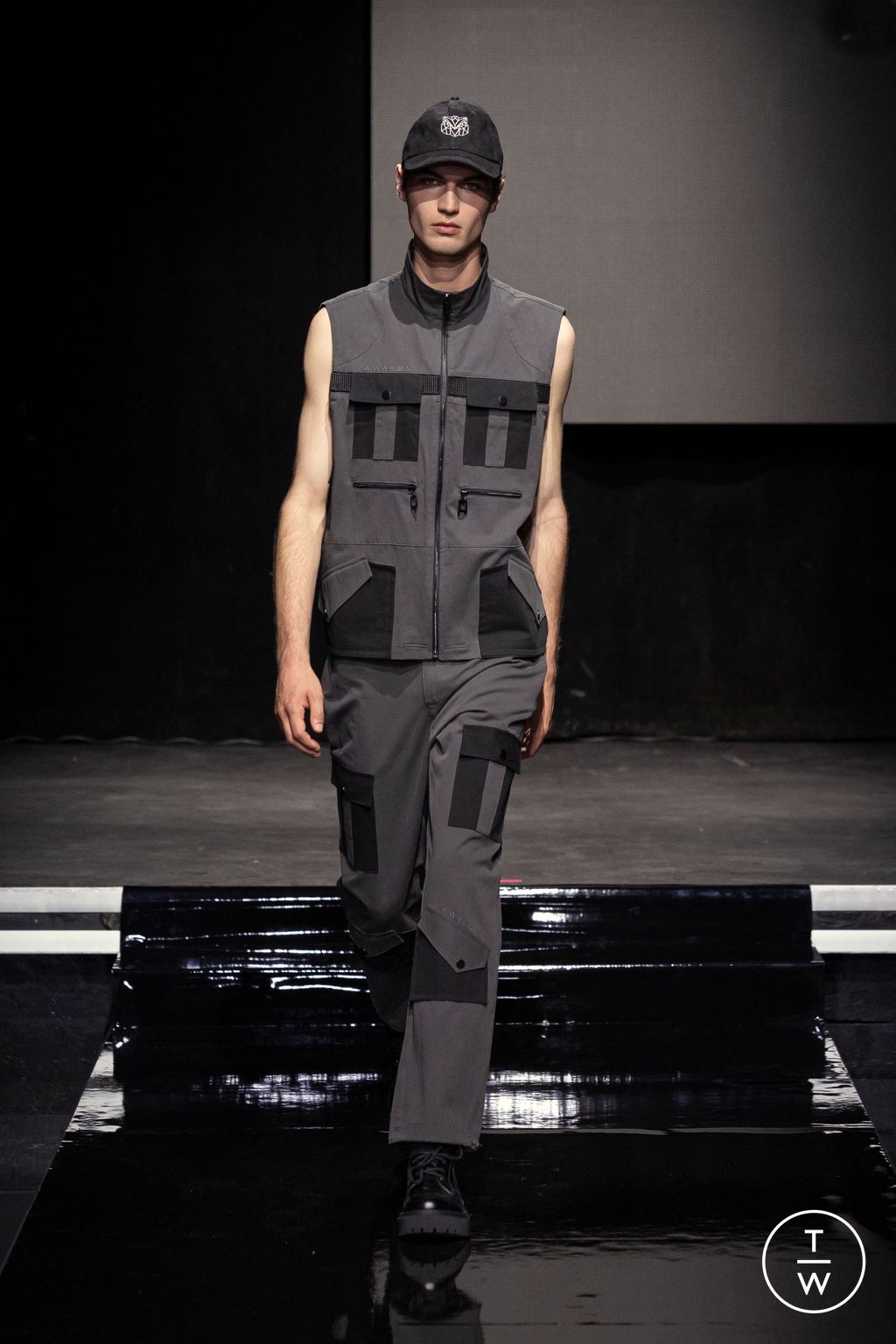 Fashion Week Paris Spring-Summer 2025 look 13 from the Saudi 100 collection menswear