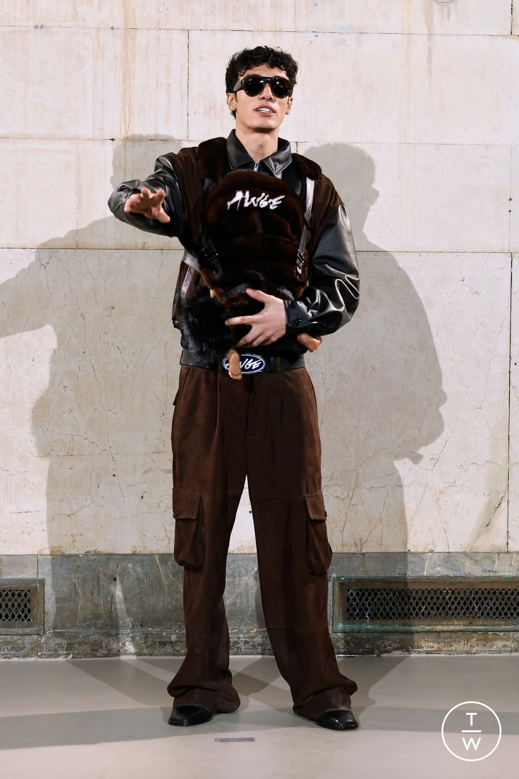 Fashion Week New York Fall/Winter 2026 look 12 from the AWGE collection womenswear