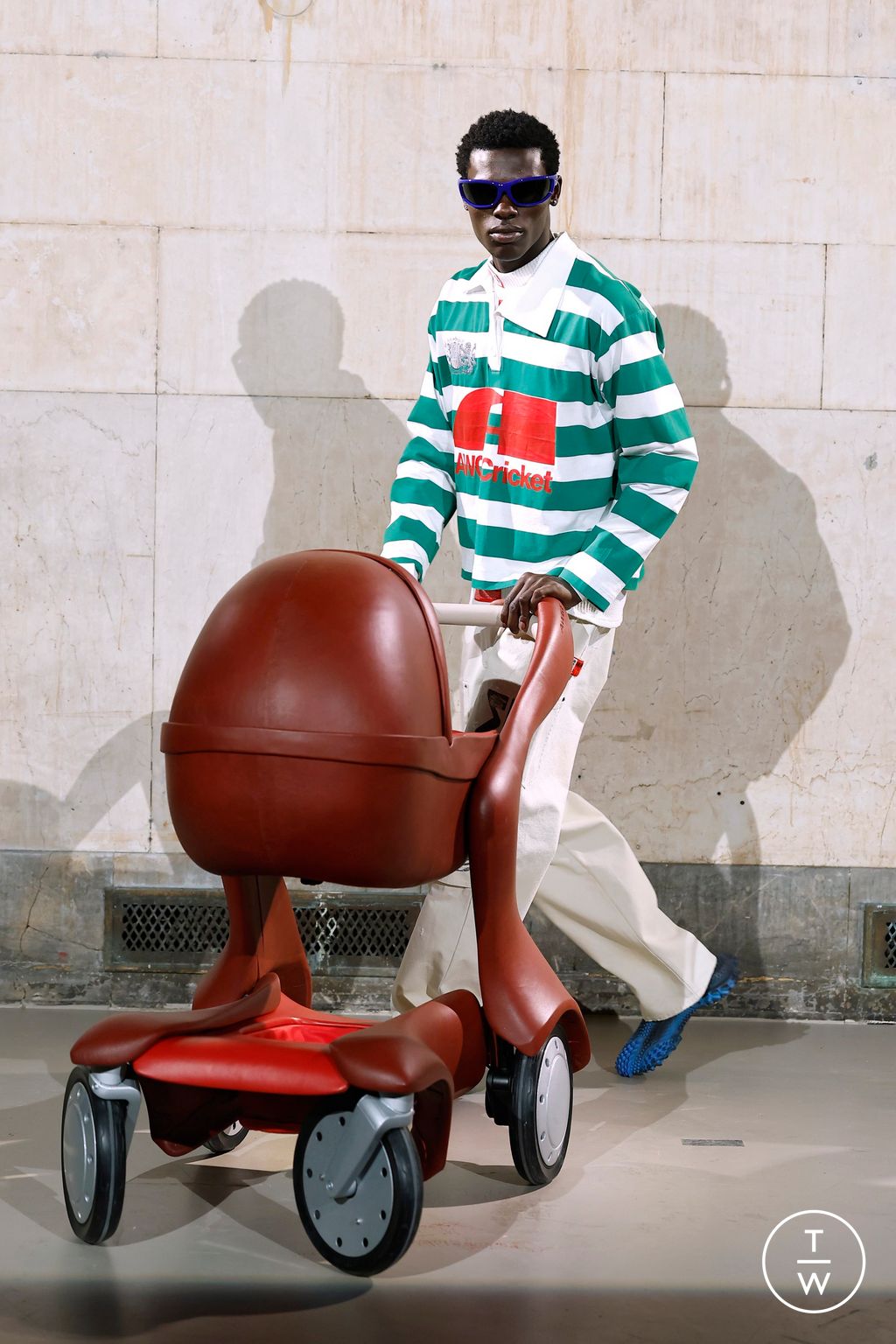 Fashion Week New York Fall/Winter 2026 look 14 from the AWGE collection womenswear