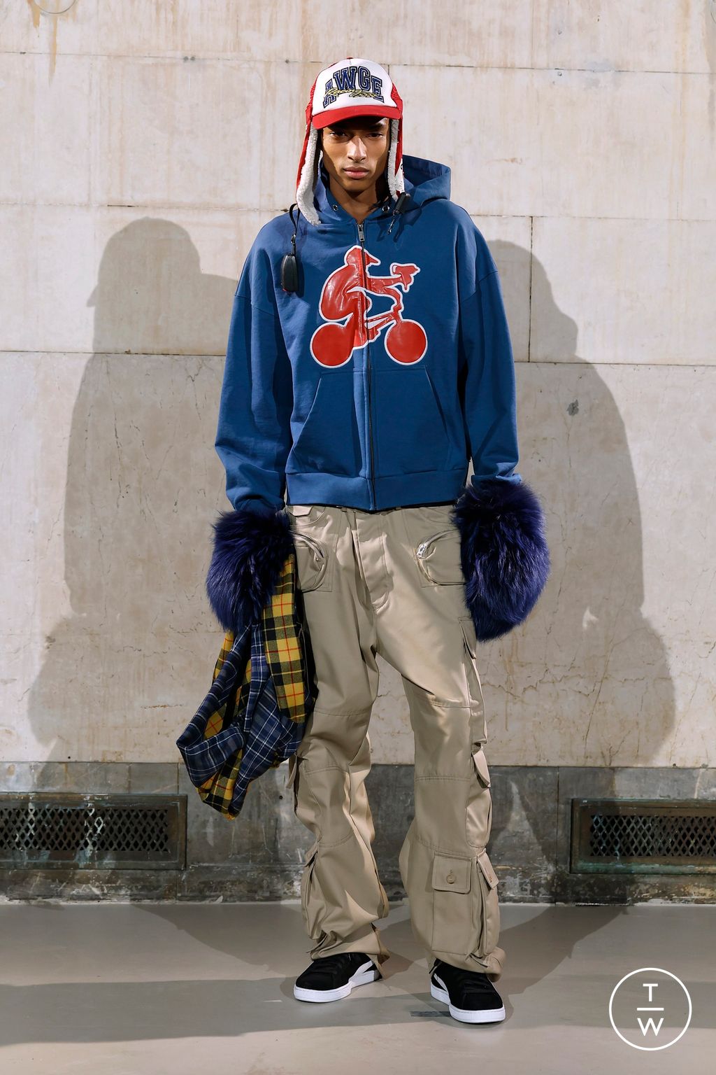 Fashion Week New York Fall/Winter 2026 look 18 from the AWGE collection womenswear