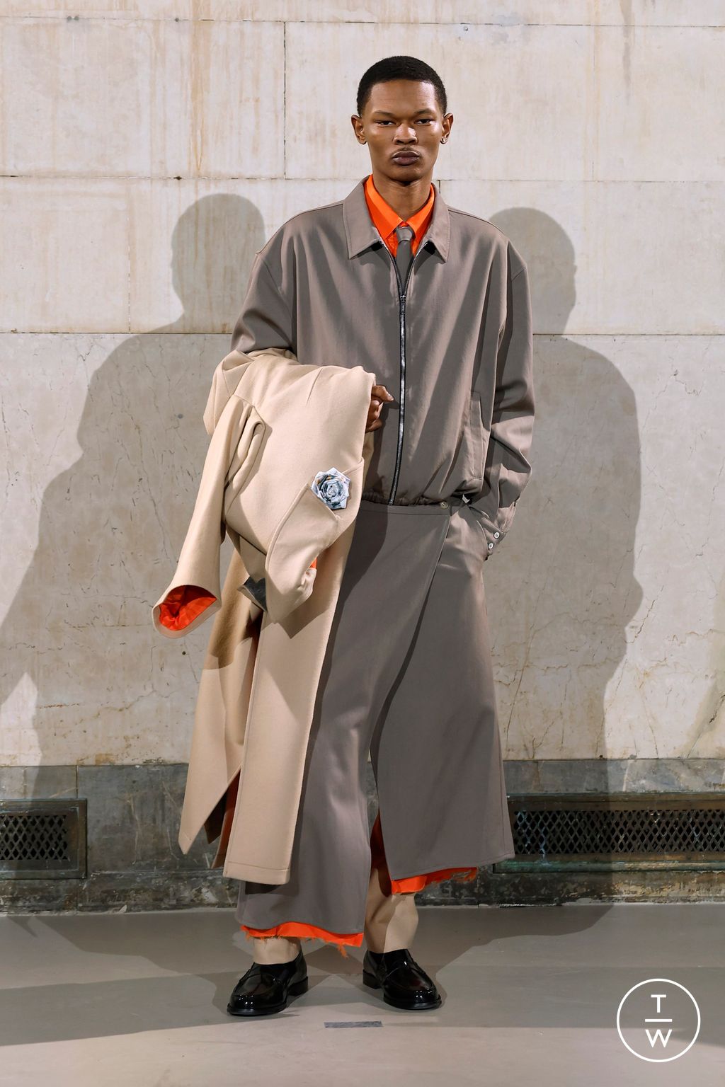 Fashion Week New York Fall/Winter 2026 look 25 from the AWGE collection womenswear