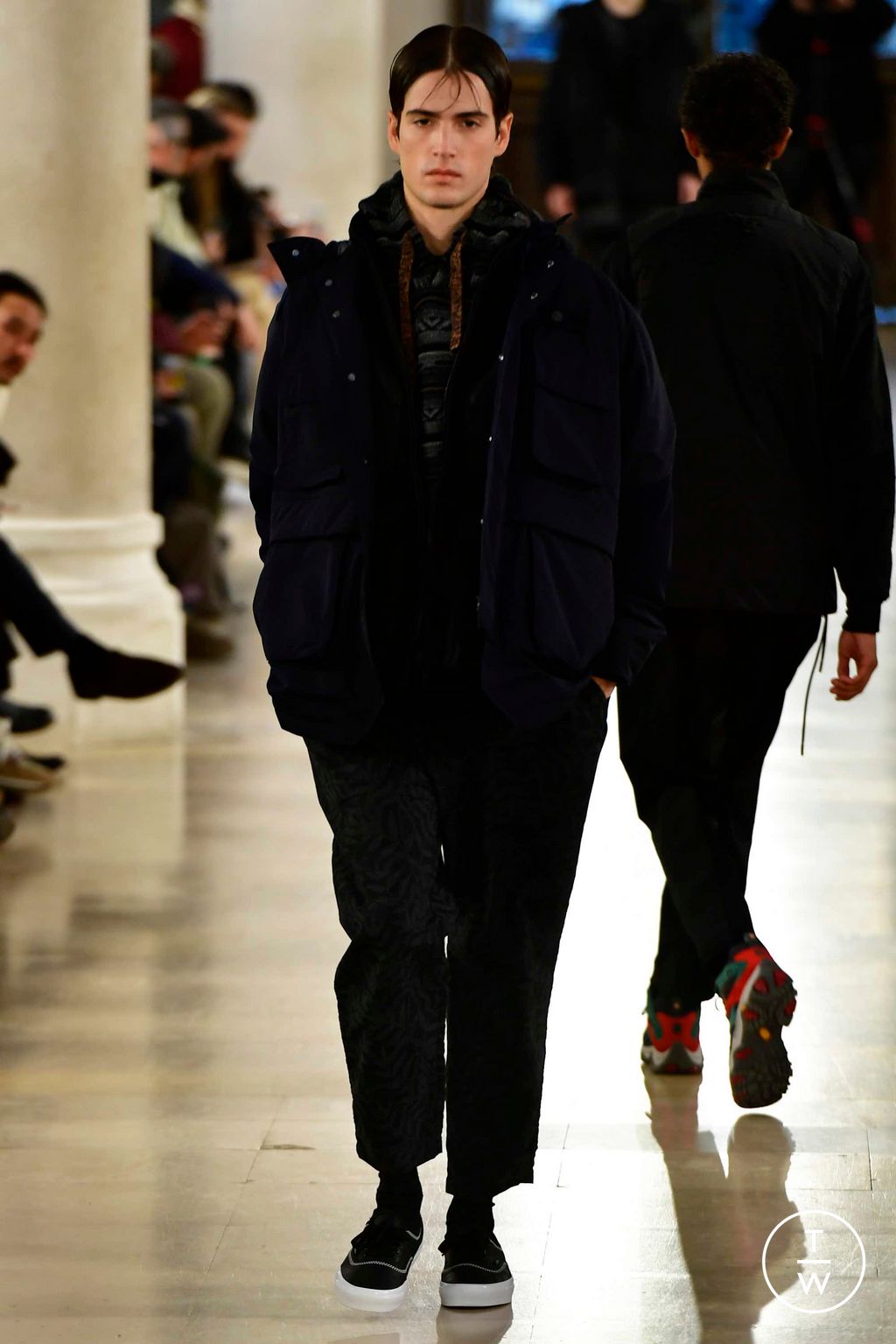 Fashion Week Paris Fall/Winter 2023 look 44 from the White Mountaineering collection 男装
