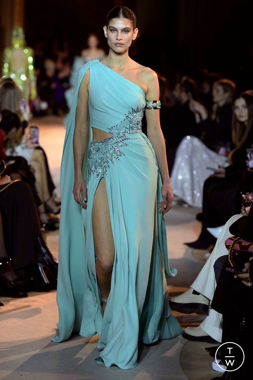 Fashion Week Paris Spring/Summer 2023 look 14 from the Zuhair Murad collection couture