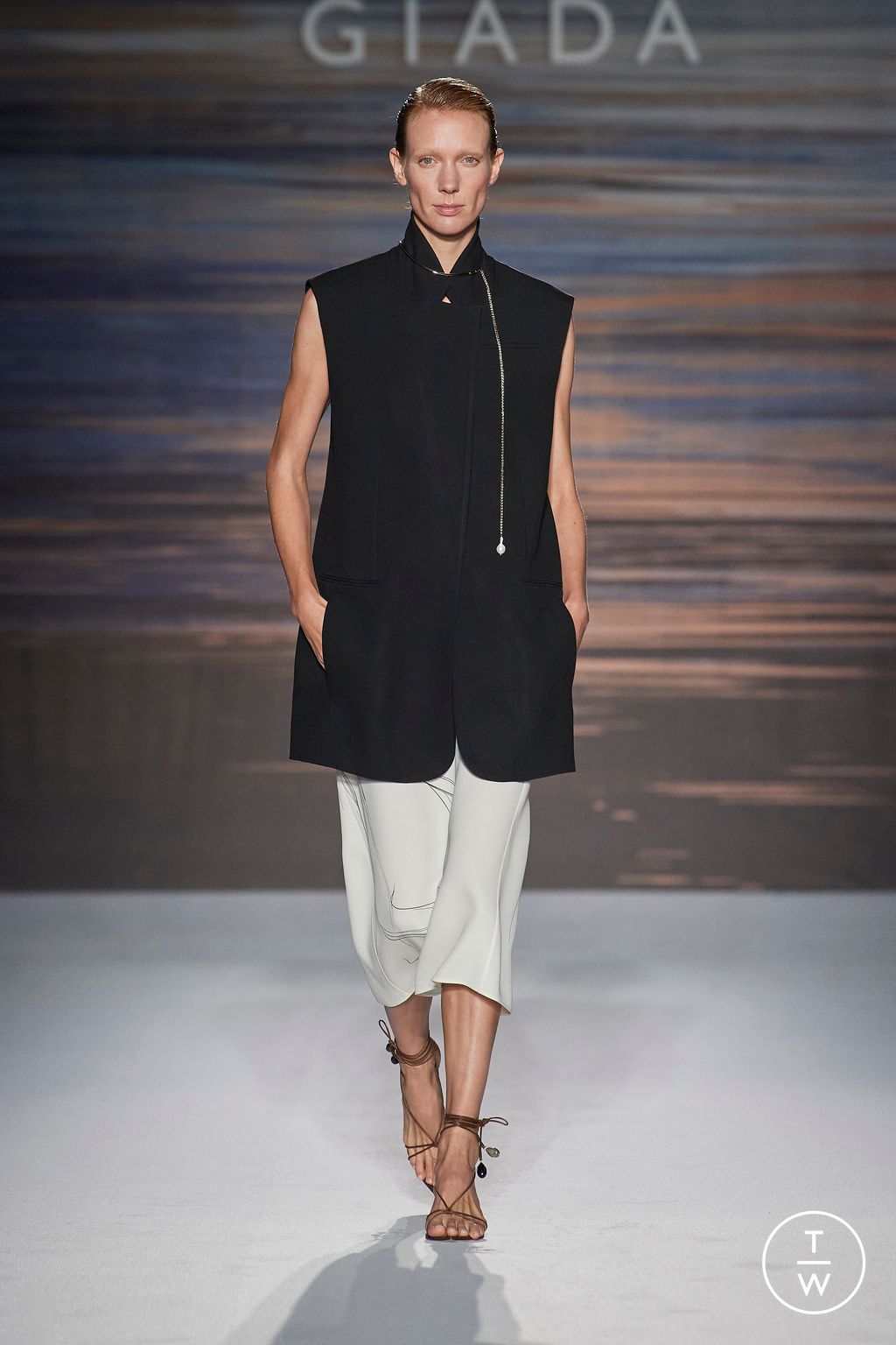Fashion Week Milan Spring/Summer 2023 look 28 from the Giada collection 女装