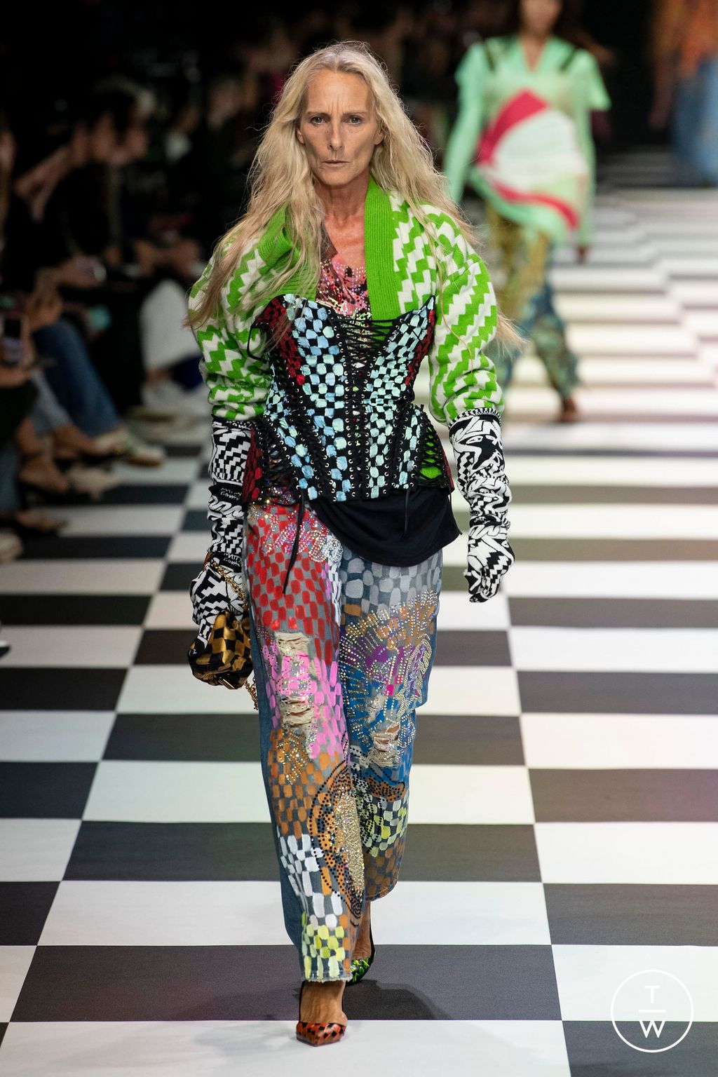 Fashion Week Milan Spring/Summer 2023 look 23 from the Matty Bovan collection womenswear