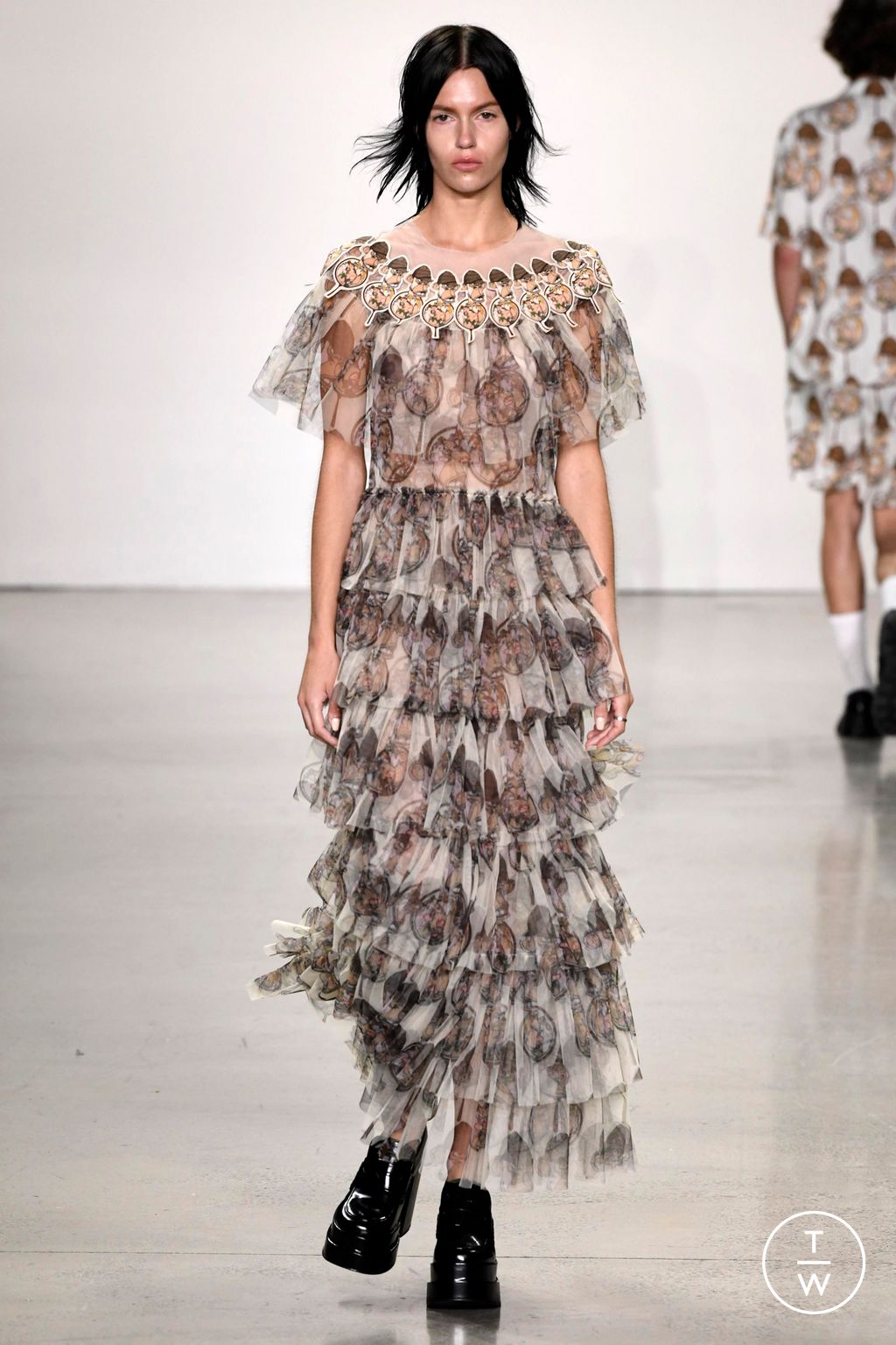 Fashion Week New York Spring/Summer 2023 look 45 from the Vivienne Tam collection womenswear
