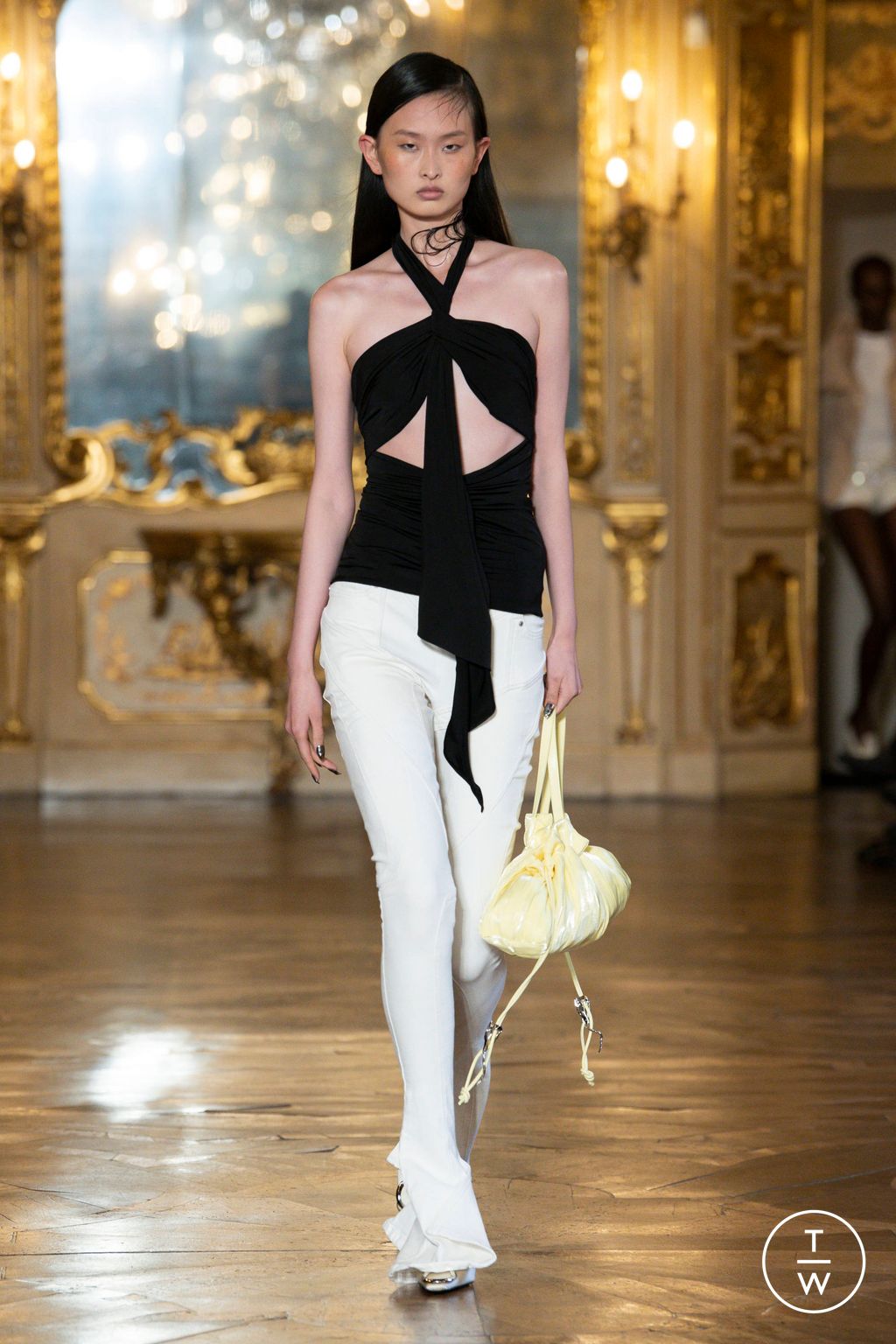 Fashion Week Milan Spring/Summer 2023 look 27 from the Trussardi collection womenswear