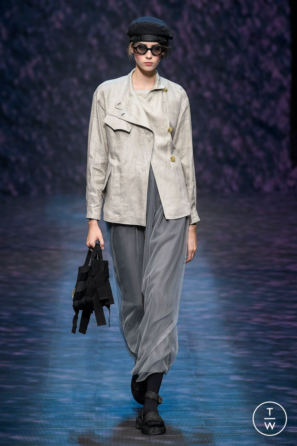 Fashion Week Milan Spring/Summer 2023 look 9 from the Emporio Armani collection womenswear