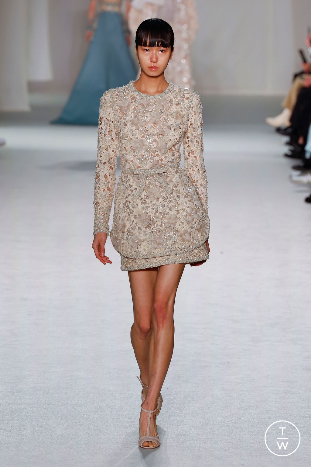 Fashion Week Paris Spring/Summer 2023 look 15 from the Elie Saab collection couture