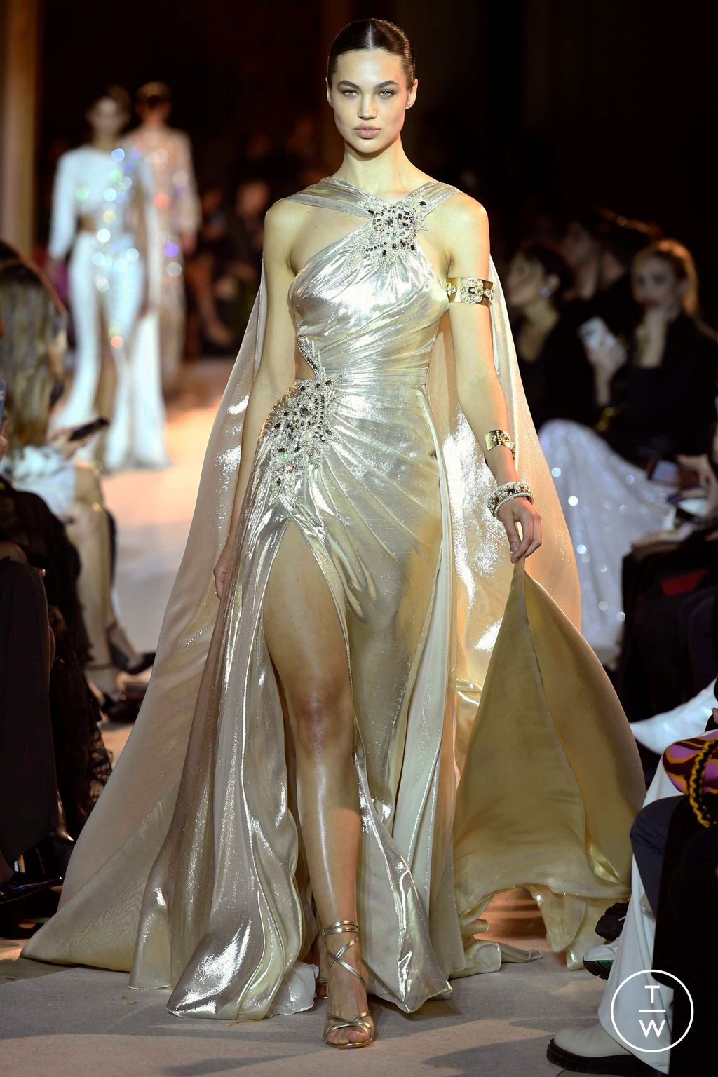 Fashion Week Paris Spring/Summer 2023 look 45 from the Zuhair Murad collection couture