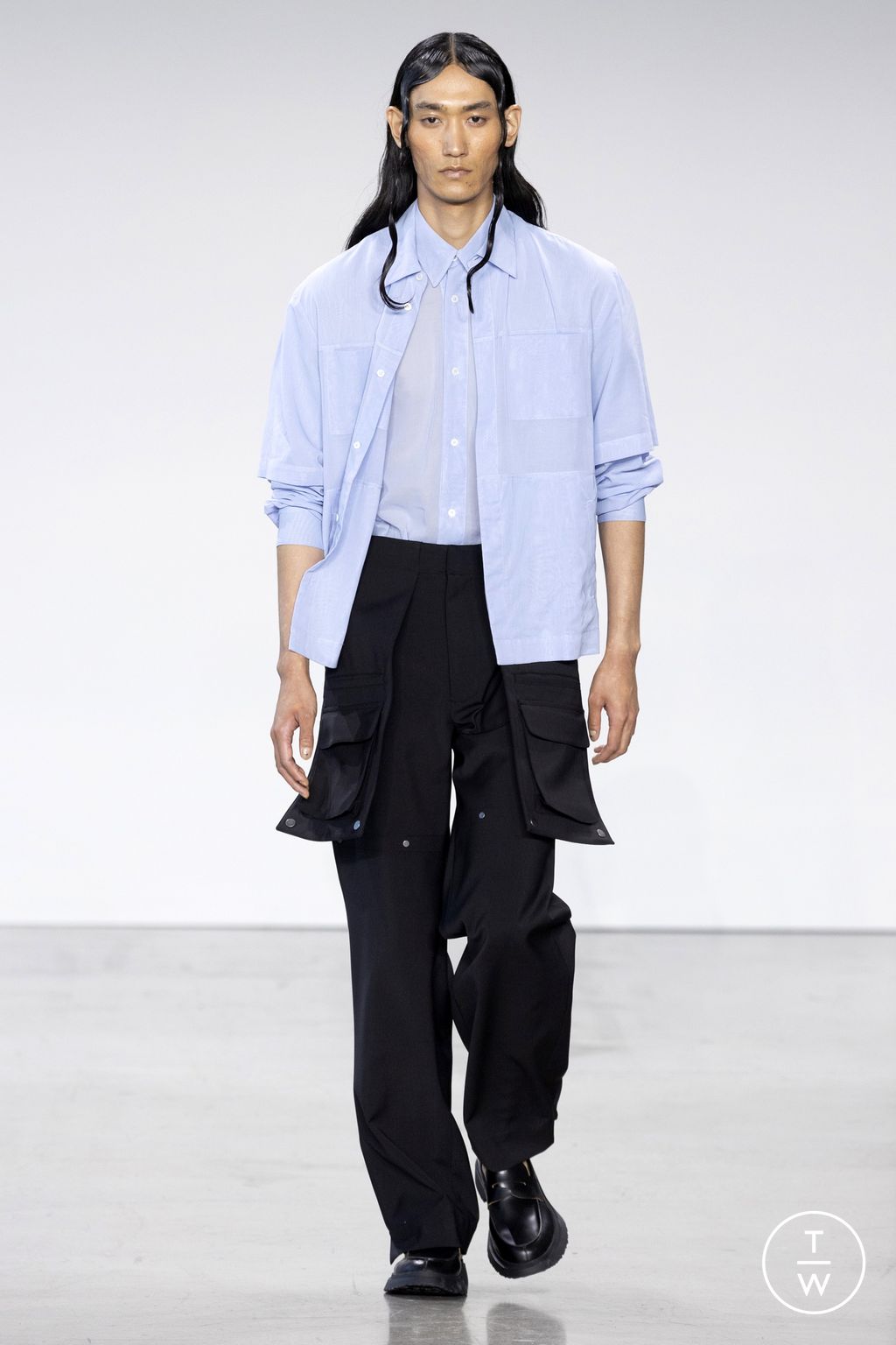 Fashion Week New York Spring/Summer 2023 look 15 from the Deveaux collection 女装