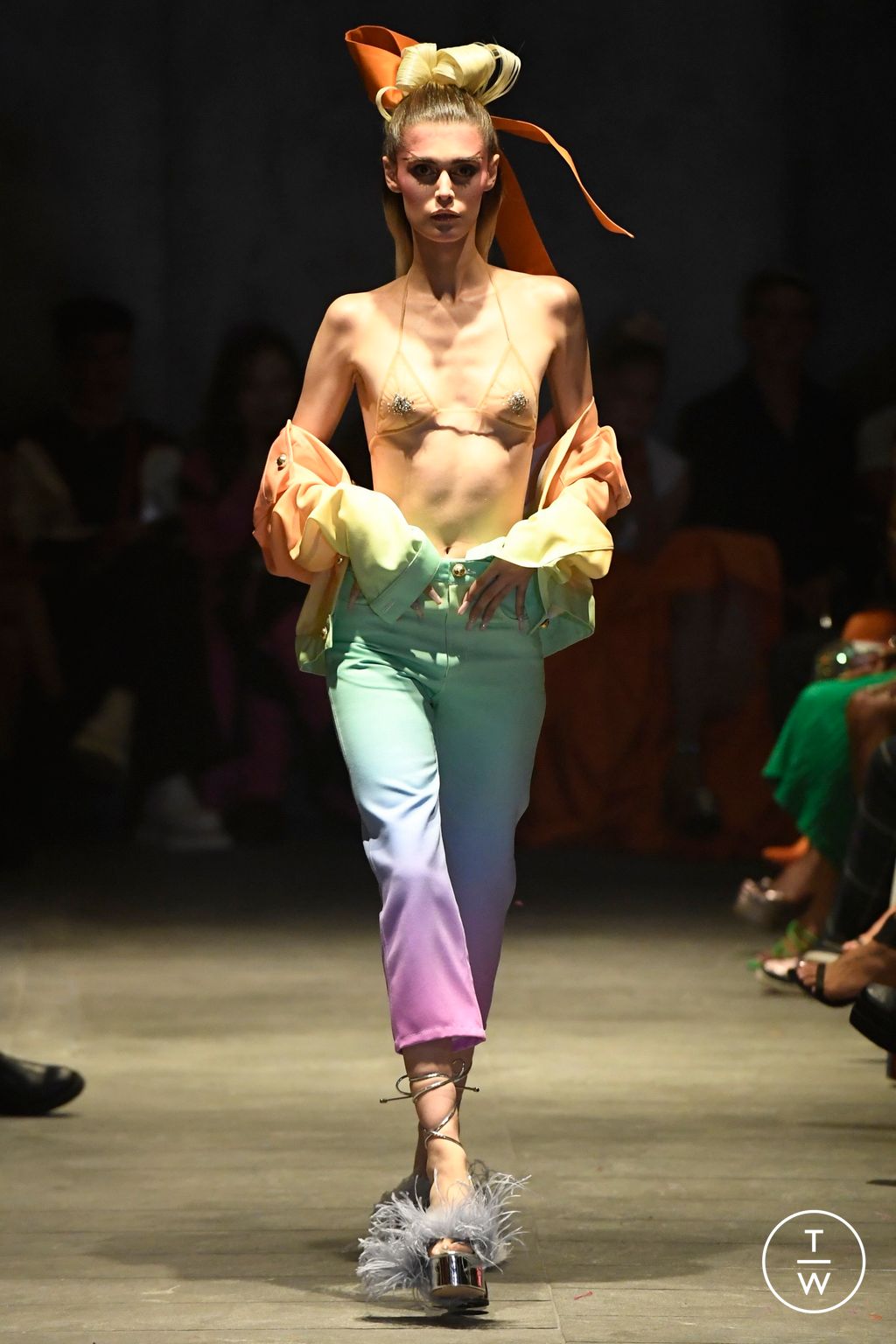 Fashion Week New York Spring/Summer 2023 look 10 from the Christian Cowan collection womenswear