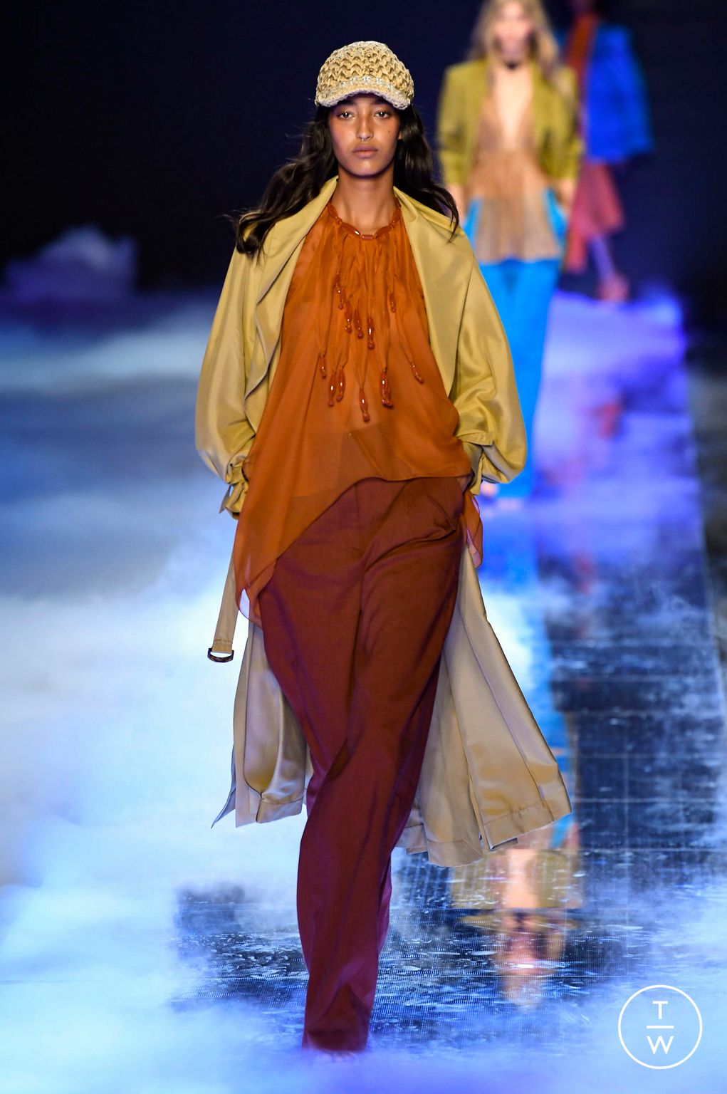 Fashion Week Milan Spring/Summer 2023 look 1 from the Alberta Ferretti collection womenswear