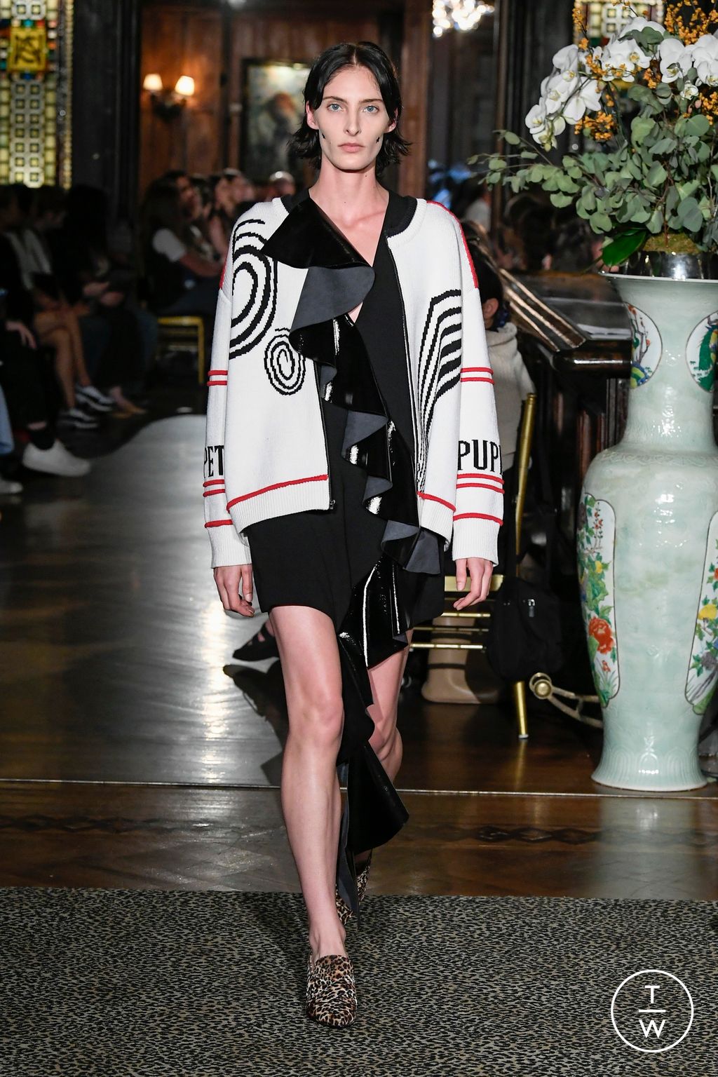 Fashion Week New York Spring/Summer 2023 look 19 from the Puppets and Puppets collection womenswear