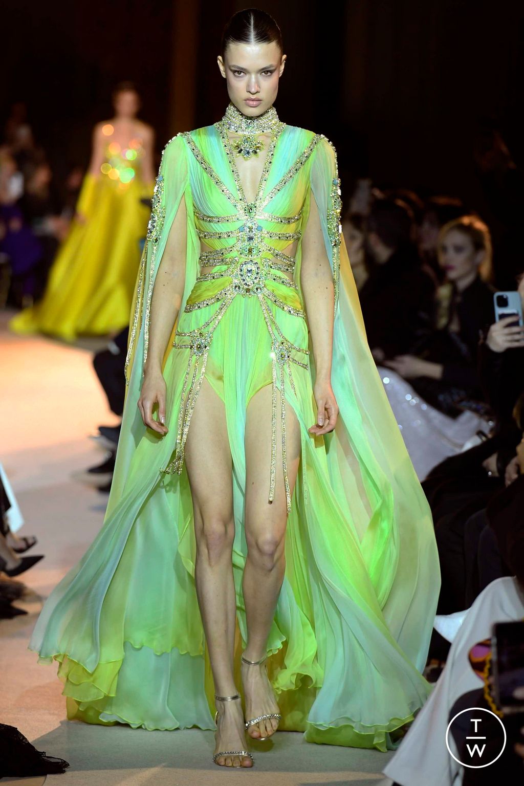Fashion Week Paris Spring/Summer 2023 look 20 from the Zuhair Murad collection couture