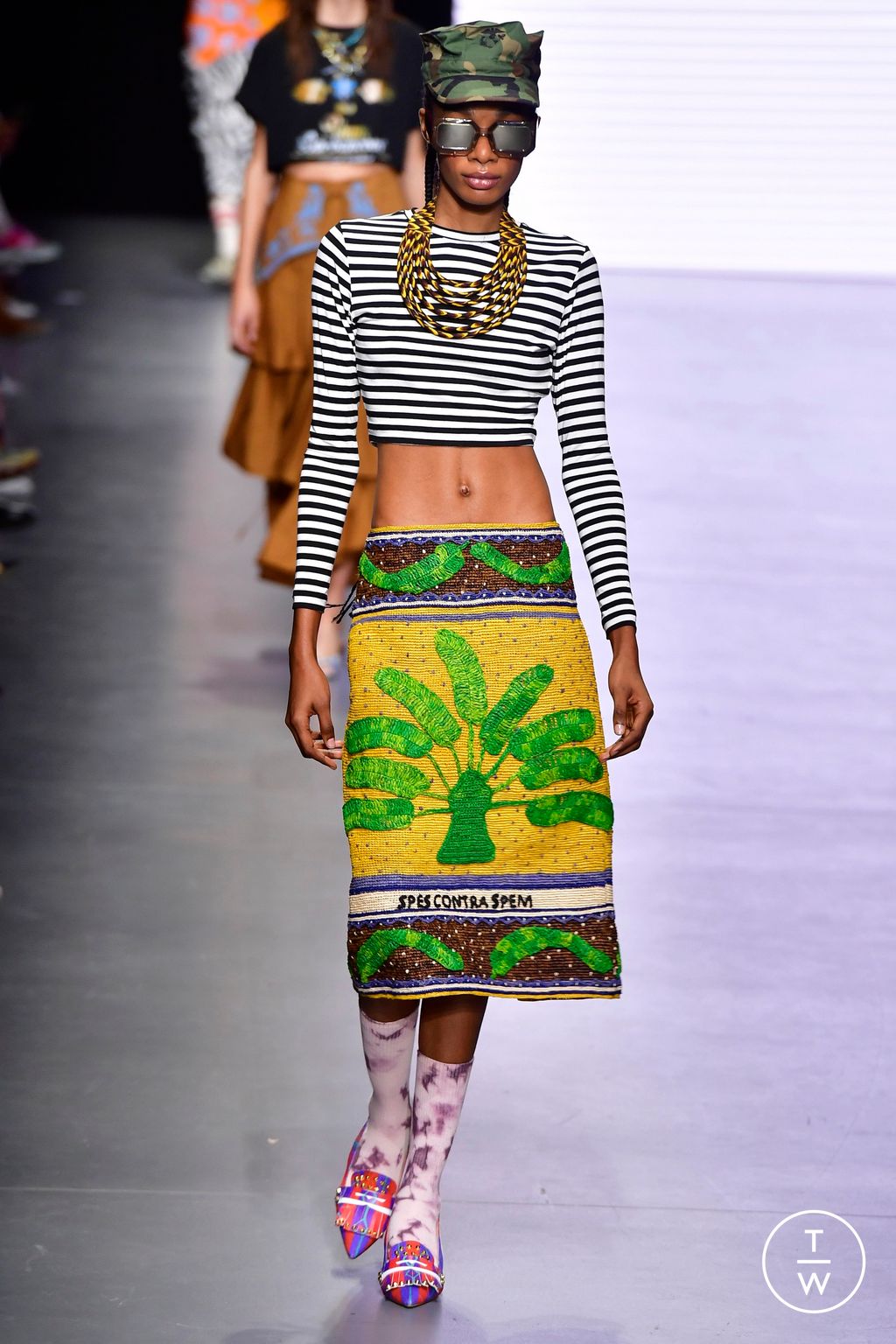 Fashion Week Milan Spring/Summer 2023 look 2 de la collection Stella Jean womenswear