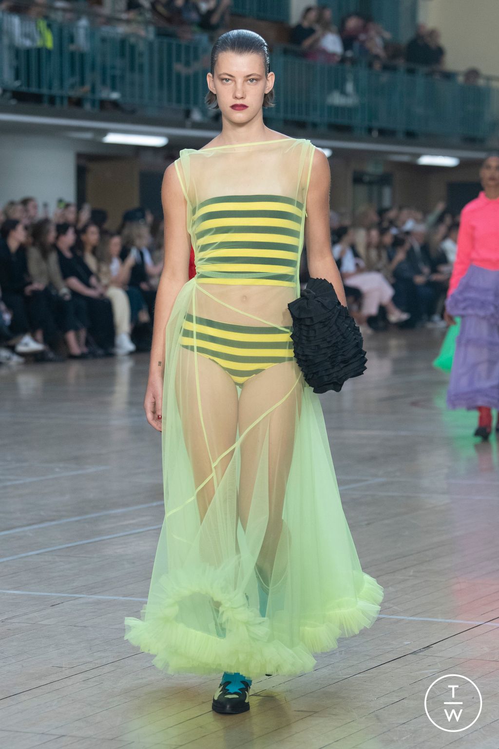 Fashion Week London Spring/Summer 2023 look 36 from the Molly Goddard collection womenswear