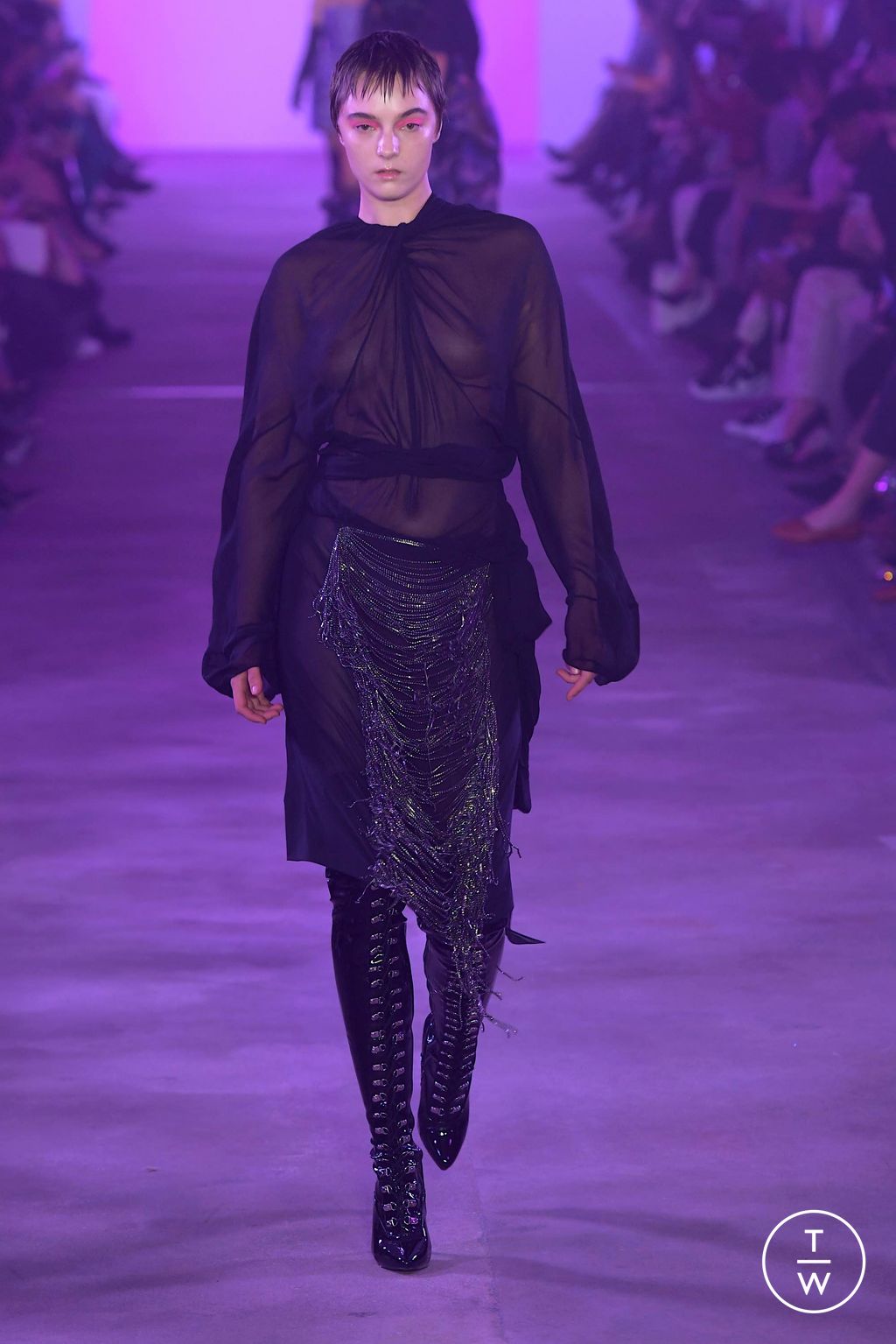 Fashion Week New York Fall/Winter 2024 look 21 de la collection Bach Mai womenswear