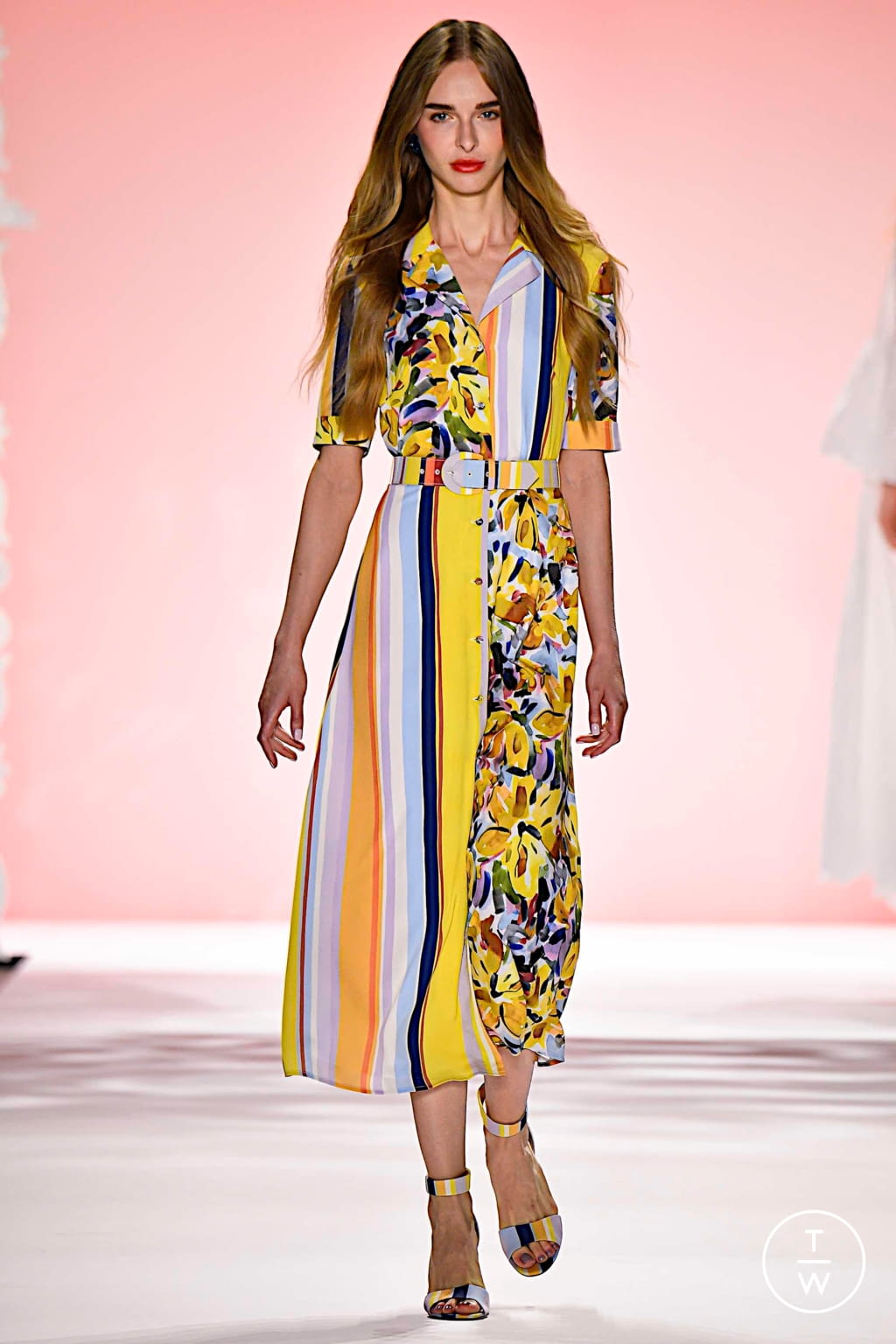 Fashion Week New York Spring/Summer 2020 look 31 from the Badgley Mischka collection womenswear